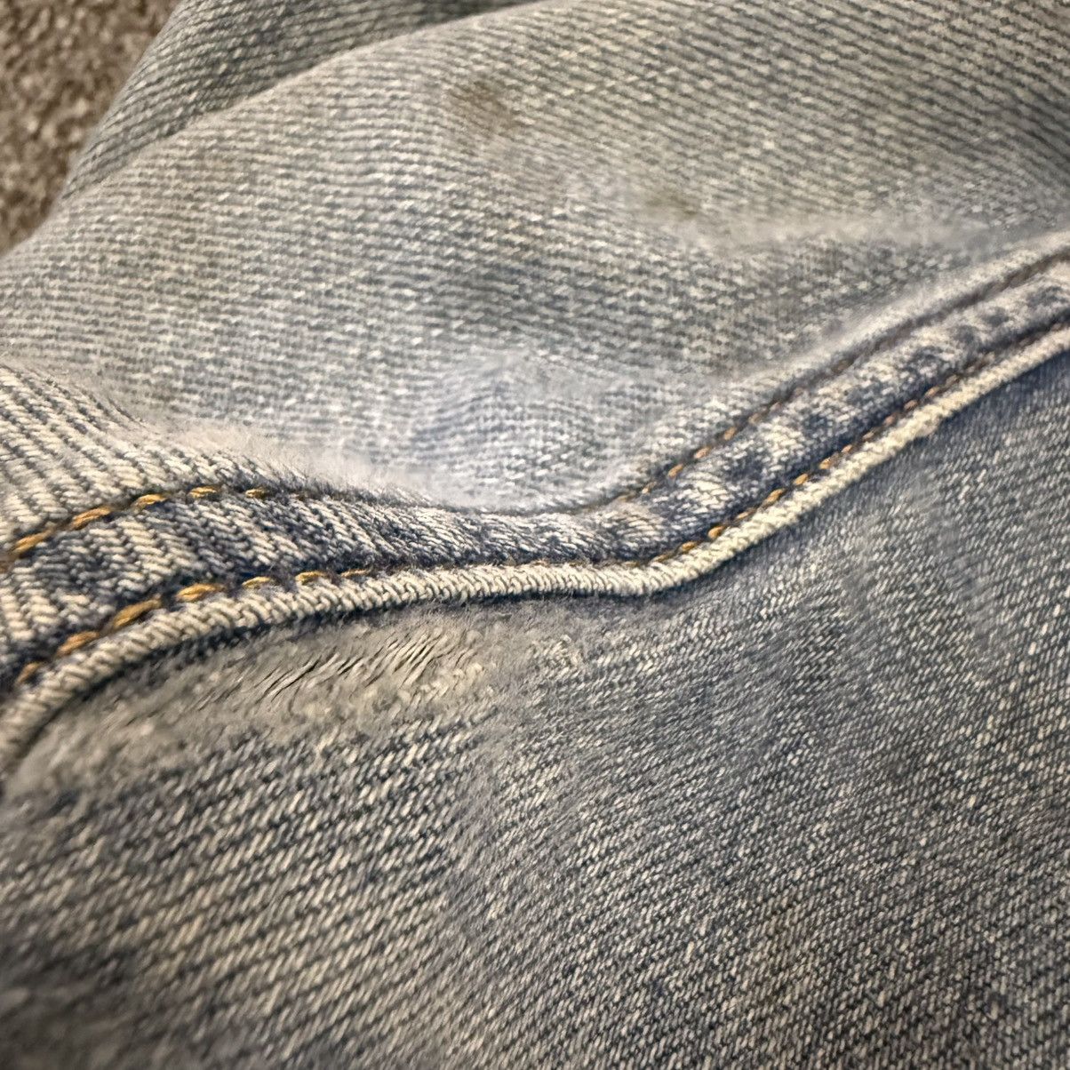 Levi's 🔥 y2k Distressed Levis 513 Faded Denim W34 Size US 34 / EU 50 - 9 Thumbnail