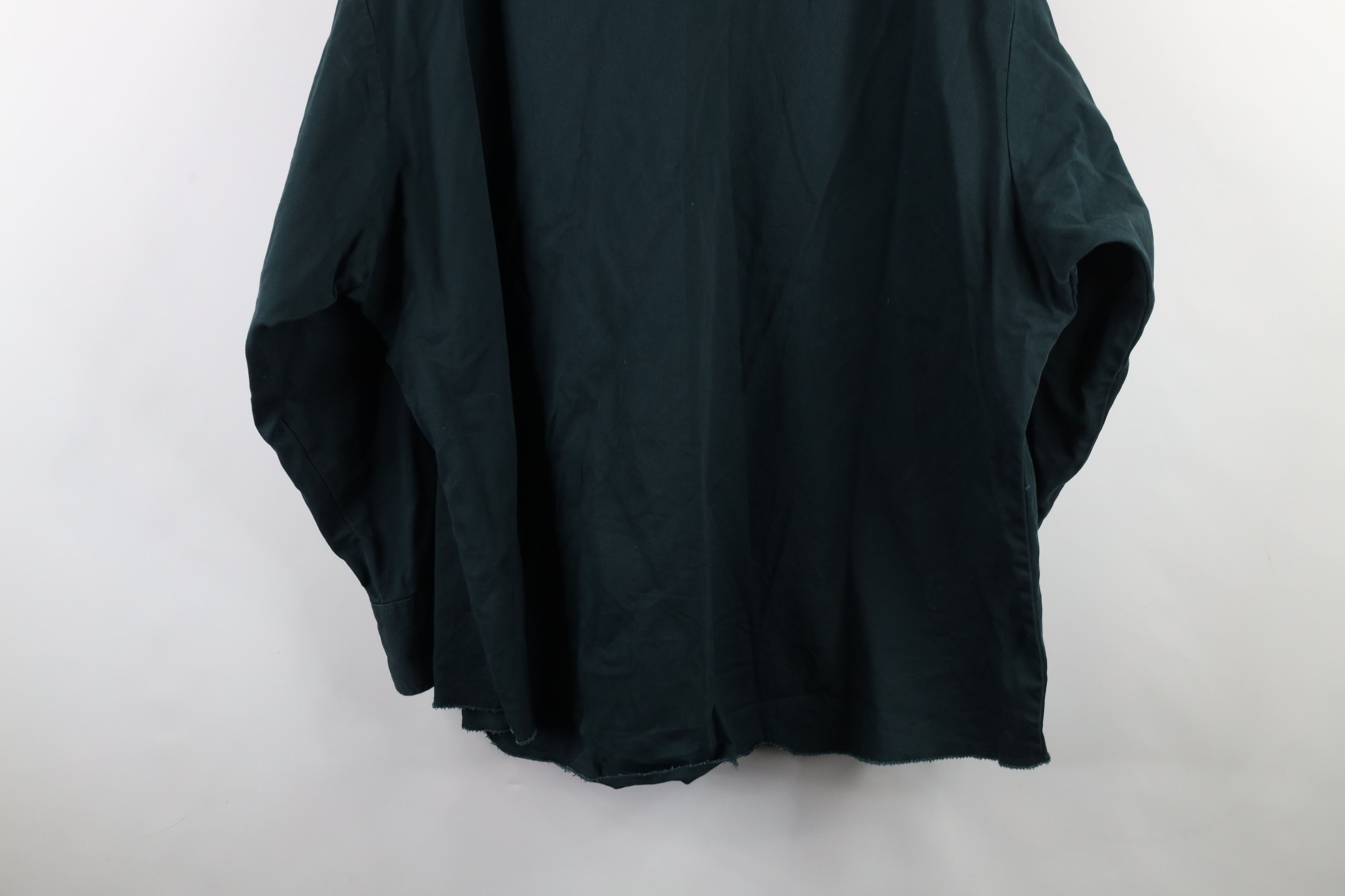 Vintage × Wrangler Vintage 90s Wrangler Cowboy Snap Button Shirt Dark Green Size US XXL / EU 58 / 5 - 14 Thumbnail