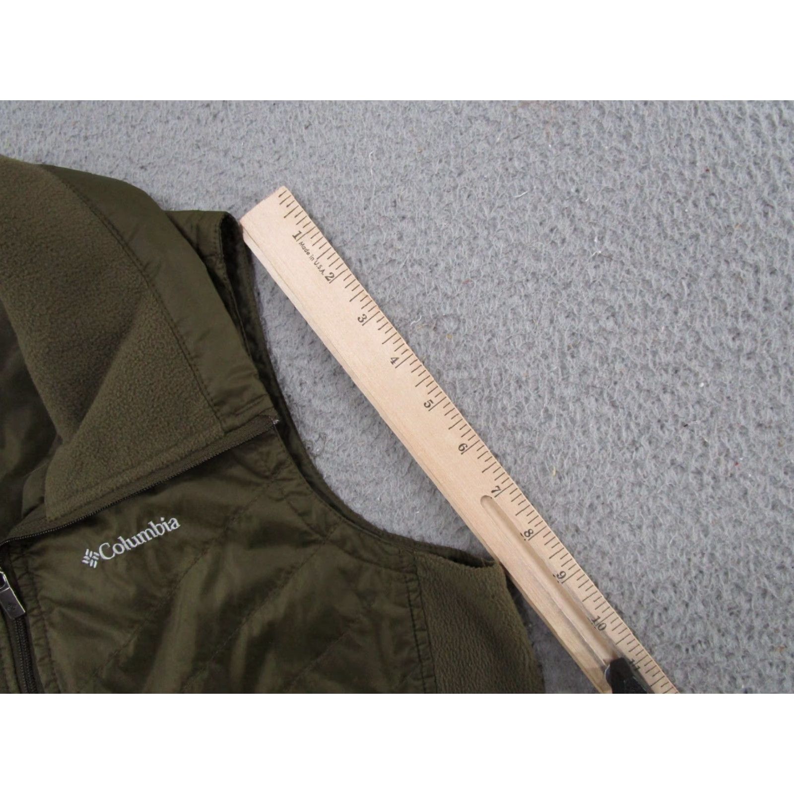 Vintage Columbia Womens Full Zip Vest Lightweight Green Size S Outdoors Camping Size S / US 4 / IT 40 - 7 Thumbnail