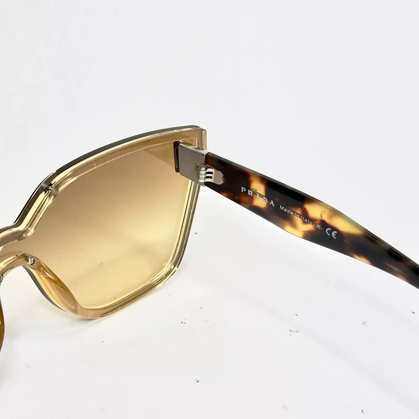 Prada PRADA 16T HIDE PR16TS Yellow Fashion Sunglasses 16TS Size ONE SIZE - 3 Thumbnail