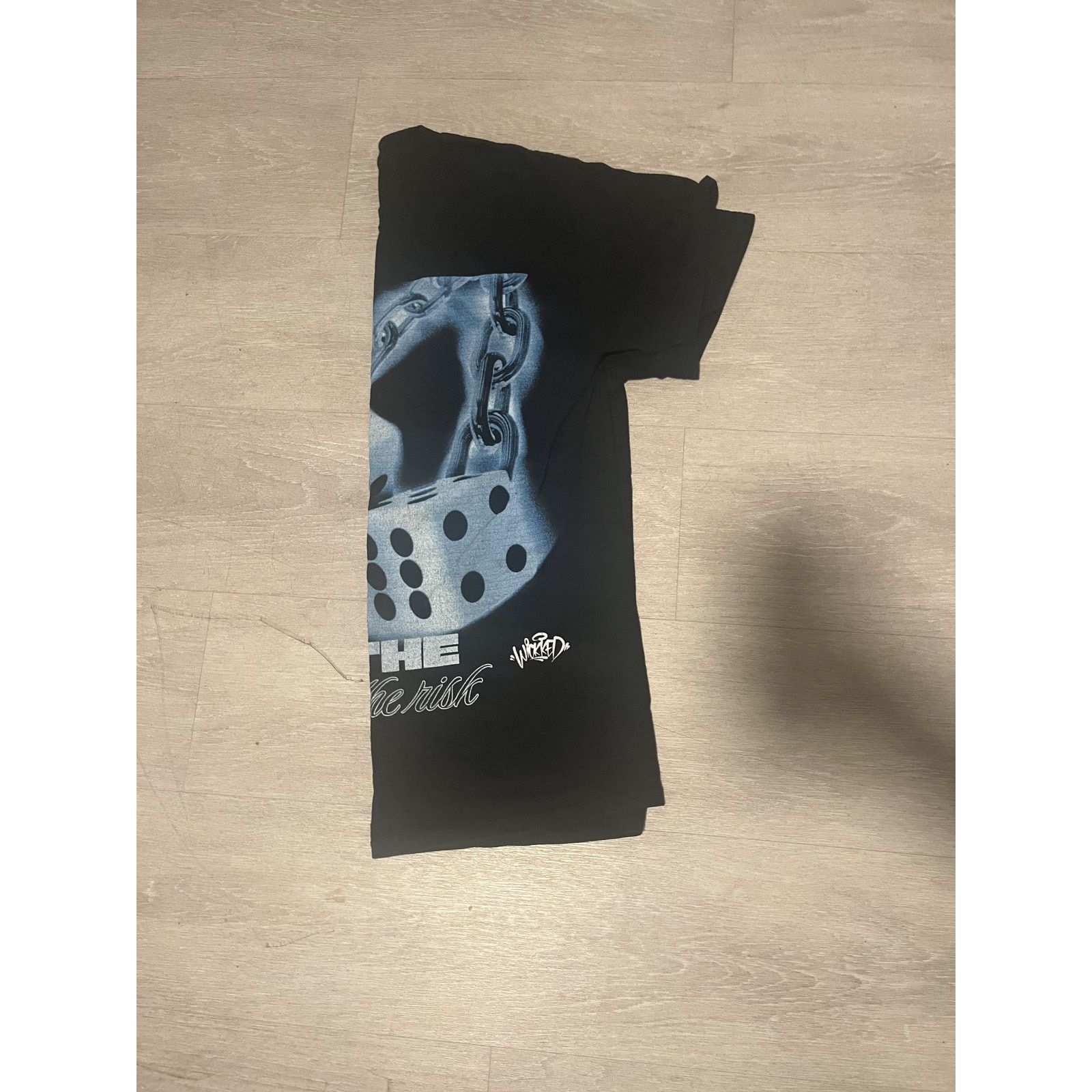 Other Vintage | Roll The Dice Black Graphic Tee Size US M / EU 48-50 / 2 - 2 Thumbnail