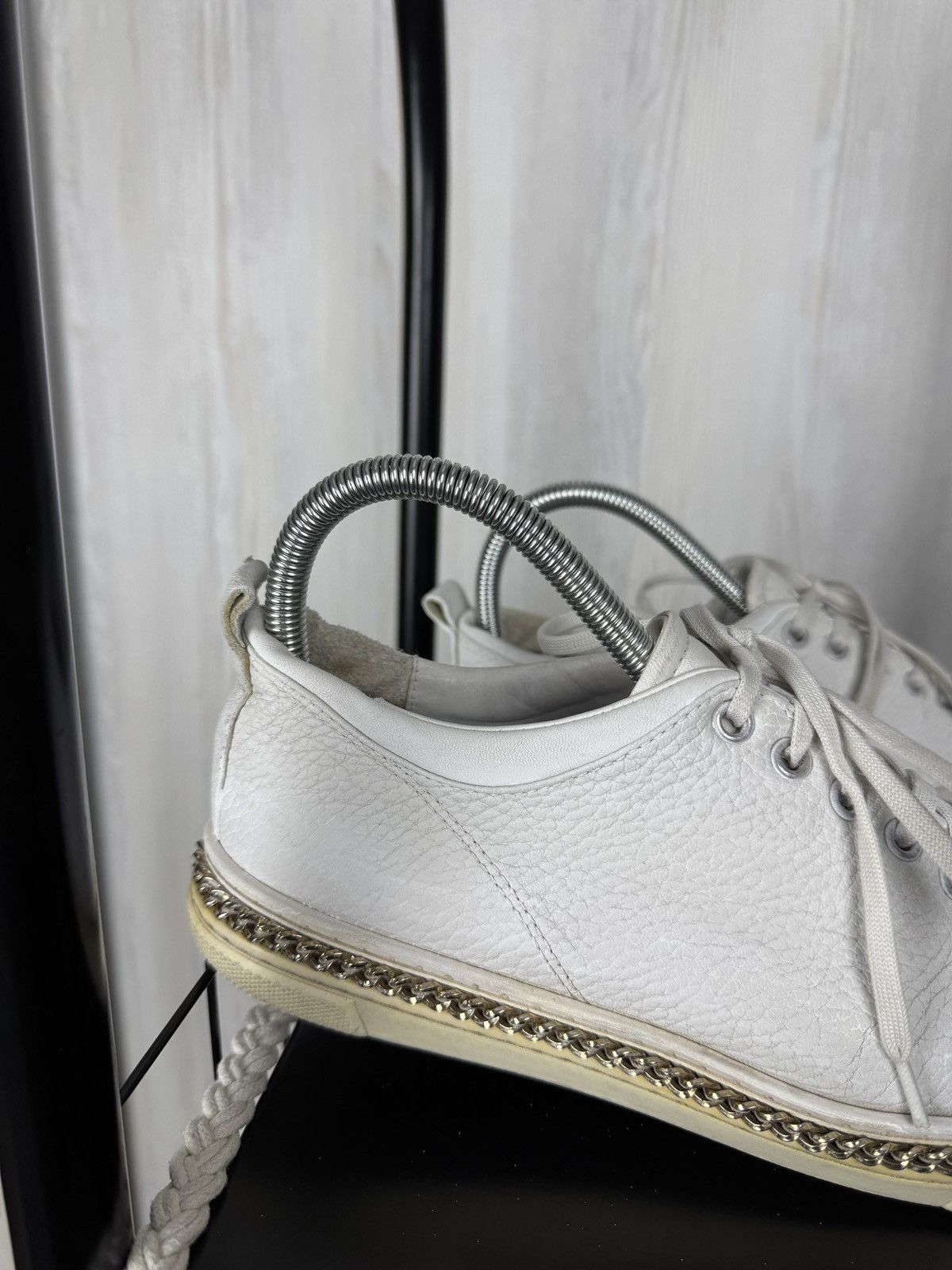 Lanvin LANVIN Whit Lace Up Leather Cap Toe Womens Sneakers Size US 9 / IT 39 - 4 Thumbnail