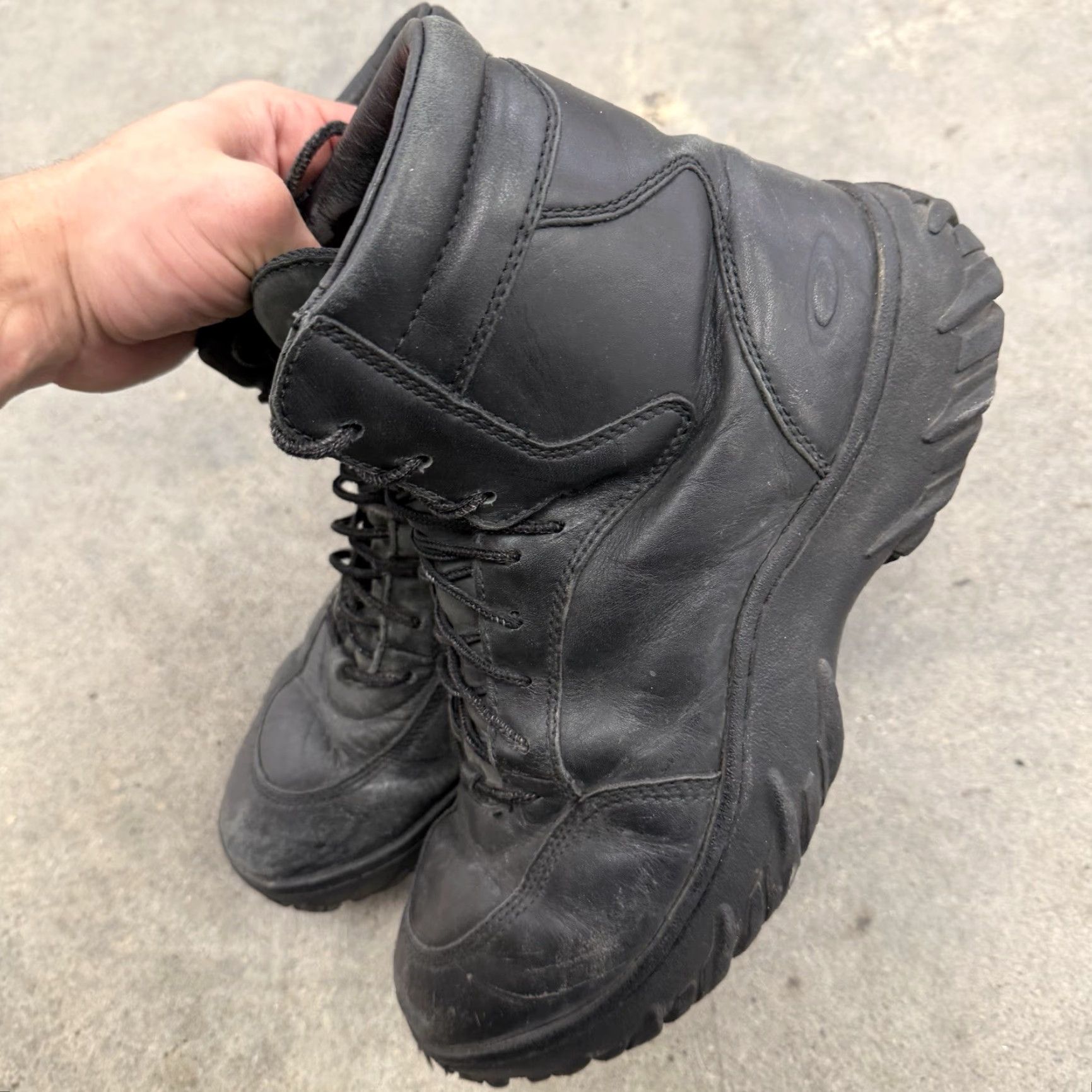 Oakley VINTAGE OAKLEY Assault Tactical Boots Field Combat Black Men Size 10 Boots Mens Black Oakley Field SI Assault - Distressed Combat Tactical Shoes Size US 9 / EU 42 - 6 Thumbnail