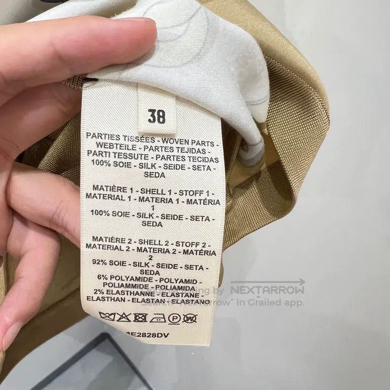 Hermes Hermes Lock Chain Printed Silk Patch Short Sleeve T-Shirts Size XS / US 0-2 / IT 36-38 - 4 Thumbnail