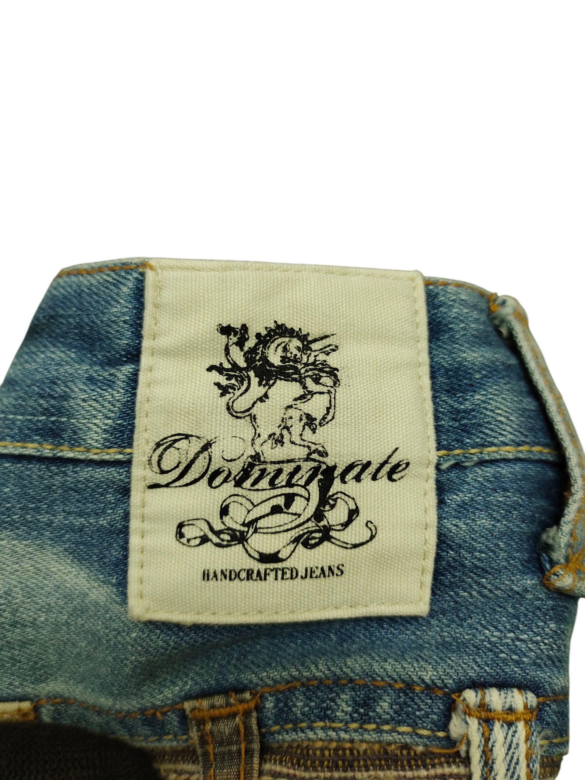 Kapital Japanese Brand Dominate Double Waist Clawmark Denim Jeans Size US 30 / EU 46 - 11 Thumbnail