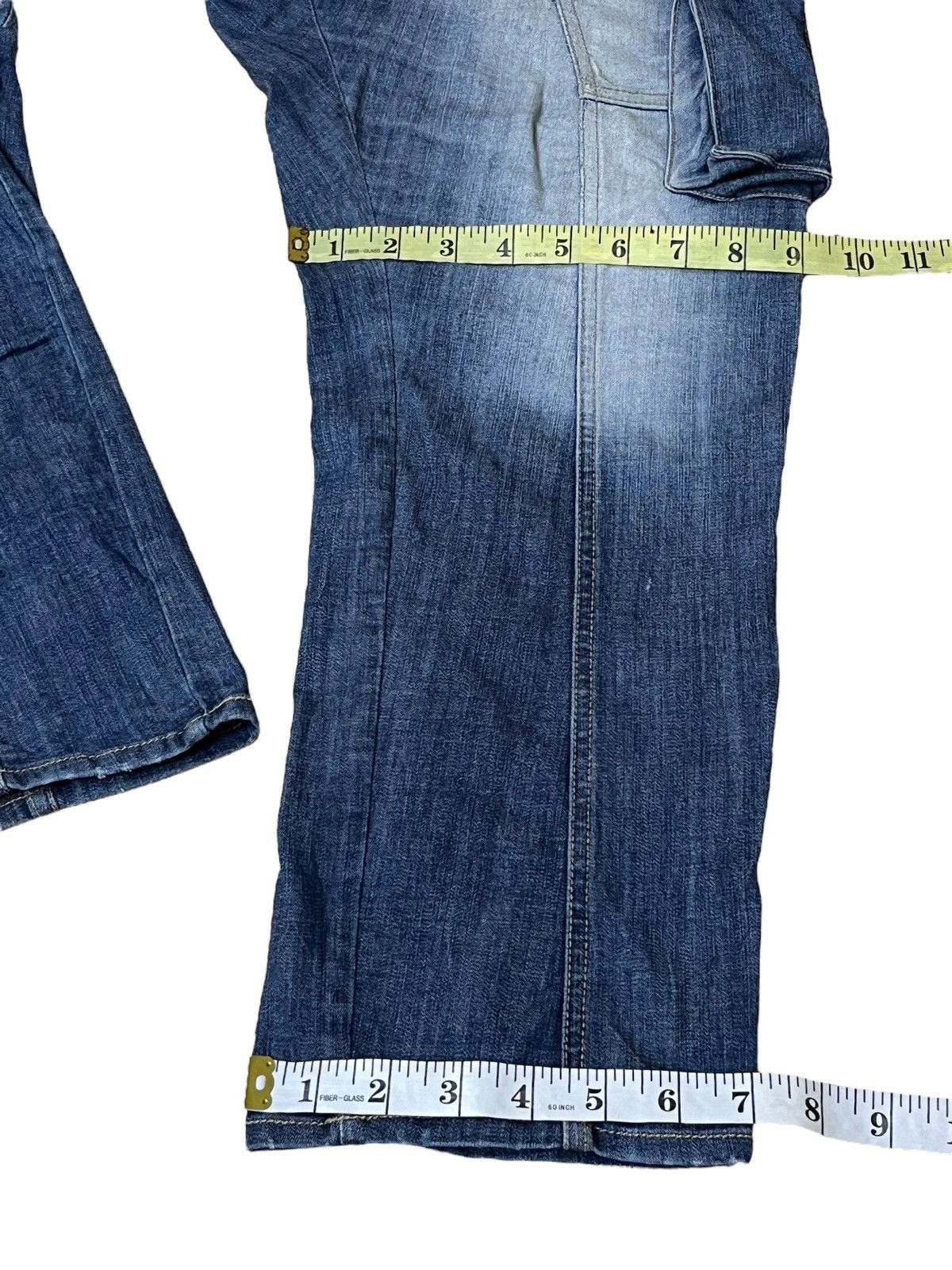 PPFM SICK🔥JAPANESE BRAND PPFM DROP CROTCH MULTIPOCKET JEANS Size US 33 - 15 Thumbnail