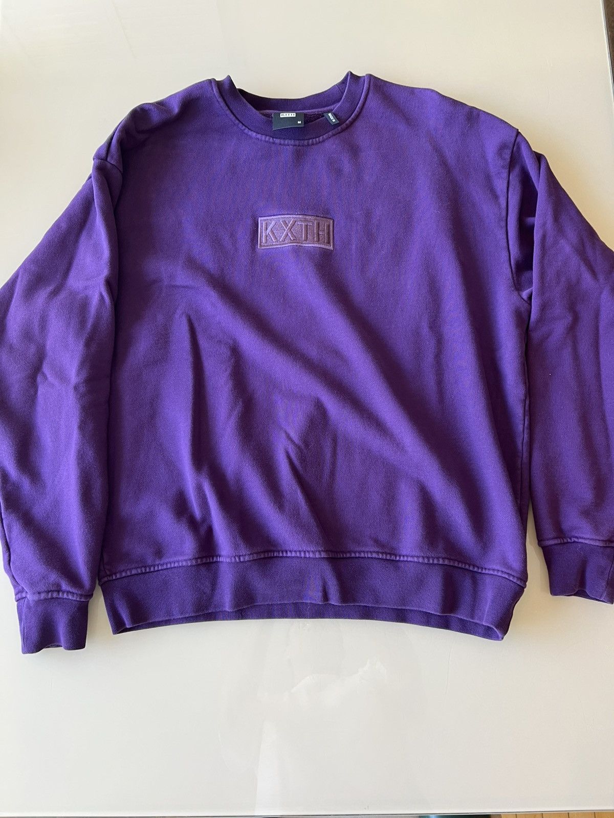 KITH × VOGUE 125th コラボ　BOX LOGO スウェット KITH Box Logo Crewneck Heather Grey キス ボックスロゴ