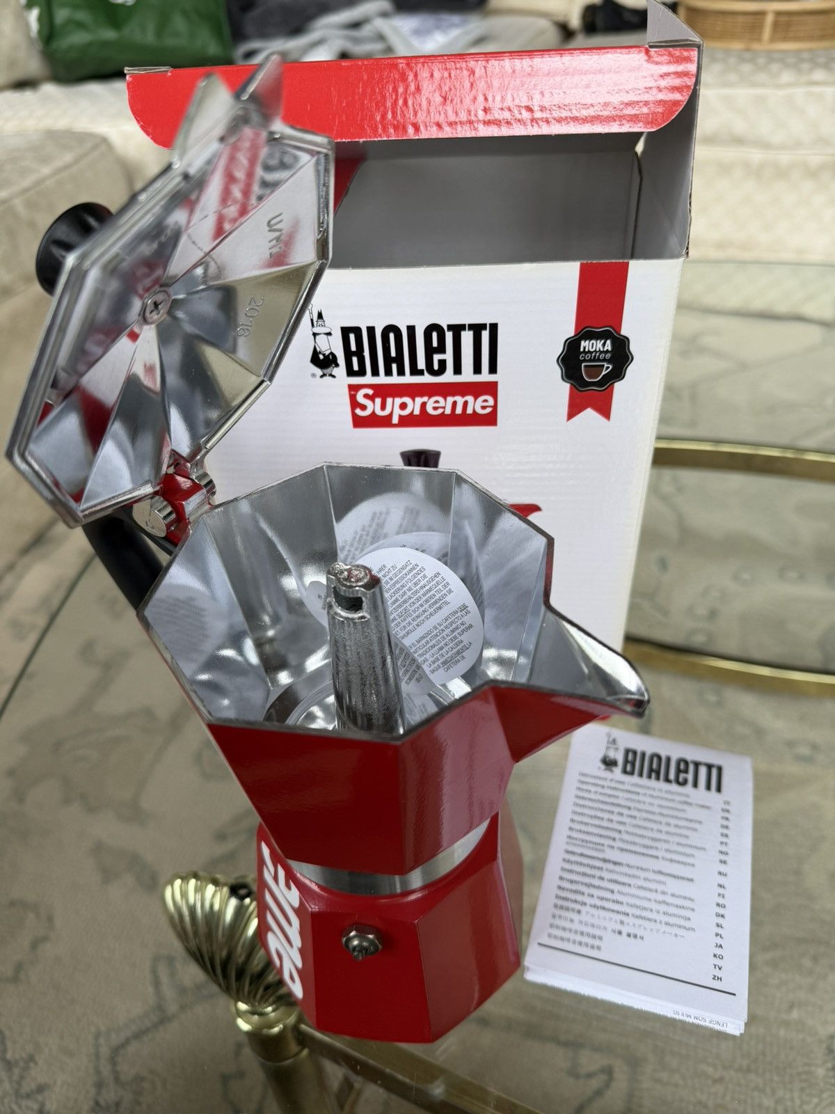 Supreme Supreme x Bialetti Moka Pot Size ONE SIZE - 5 Thumbnail