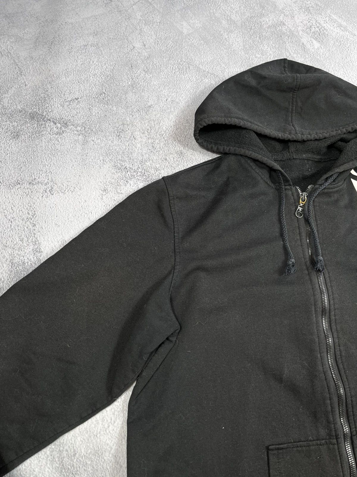 Japanese Brand × Vintage Vintage Y2K Japanese faded zip hoodie logo streetwear size M Size US M / EU 48-50 / 2 - 6 Thumbnail