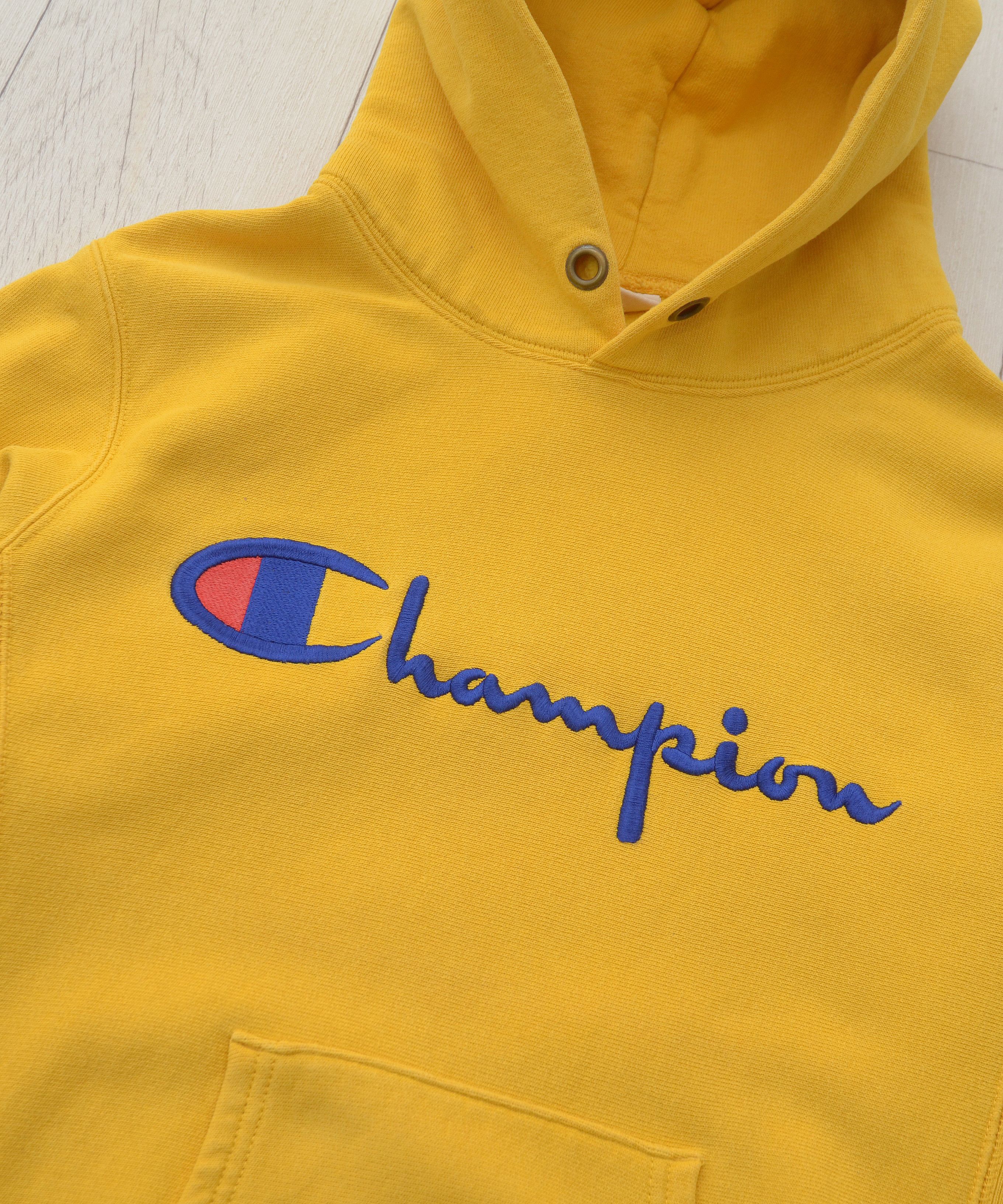 Champion Champion Premium Reverse Weave Big Logo Hoodie yellow UNISEX Size US S / EU 44-46 / 1 - 6 Thumbnail