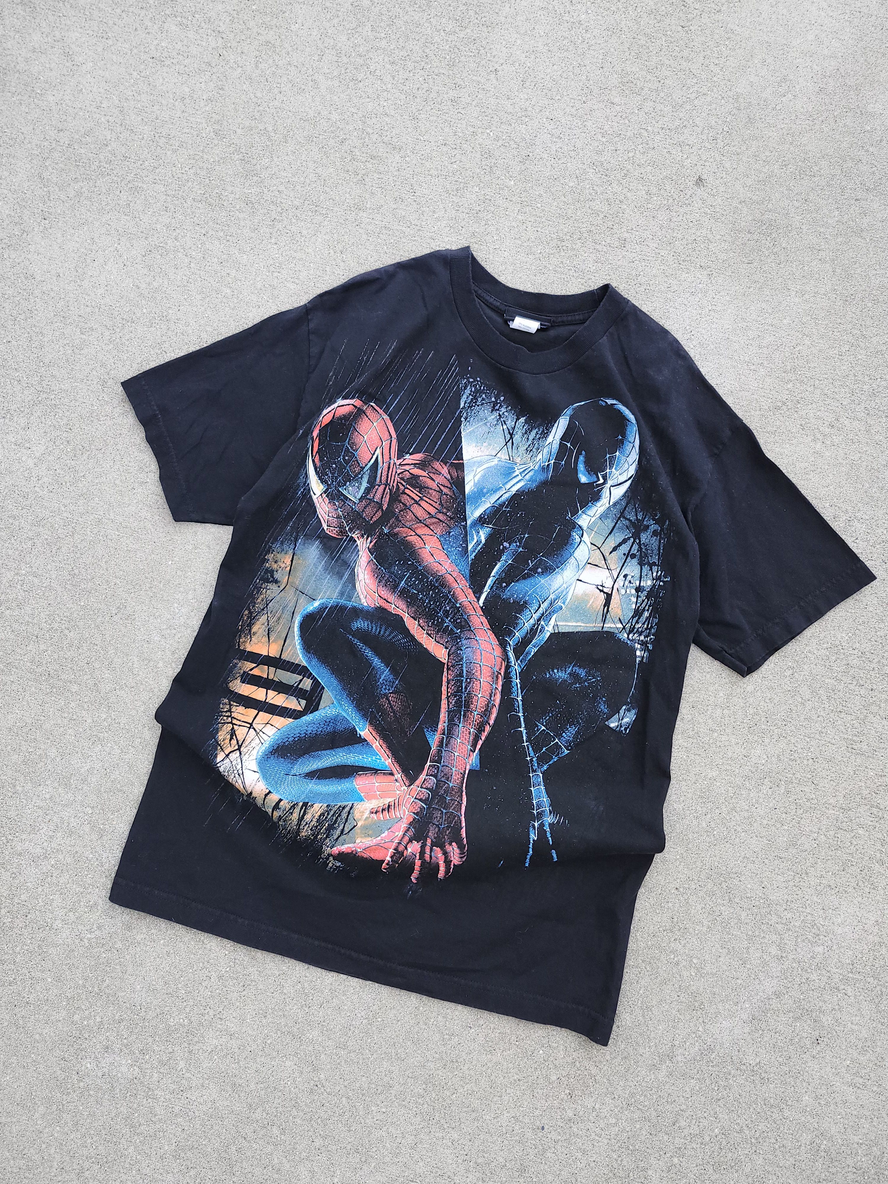 Marvel Comics Y2k 2007 Vintage Spiderman 3 black graphic tee. Size US L / EU 52-54 / 3 - 1 Thumbnail