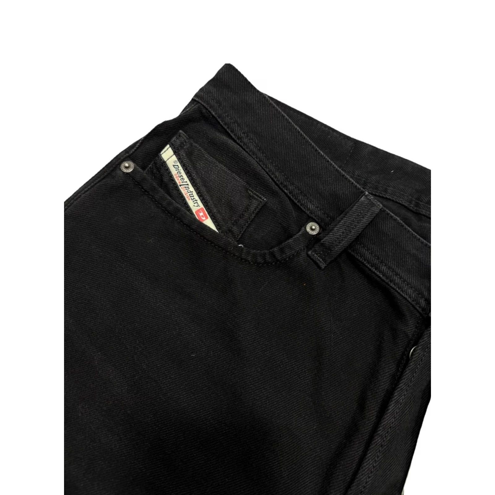 Diesel Diesel Markee Men’s Black Straight Fit Jeans 33 Regular Inseam 32 Size US 33 - 7 Thumbnail