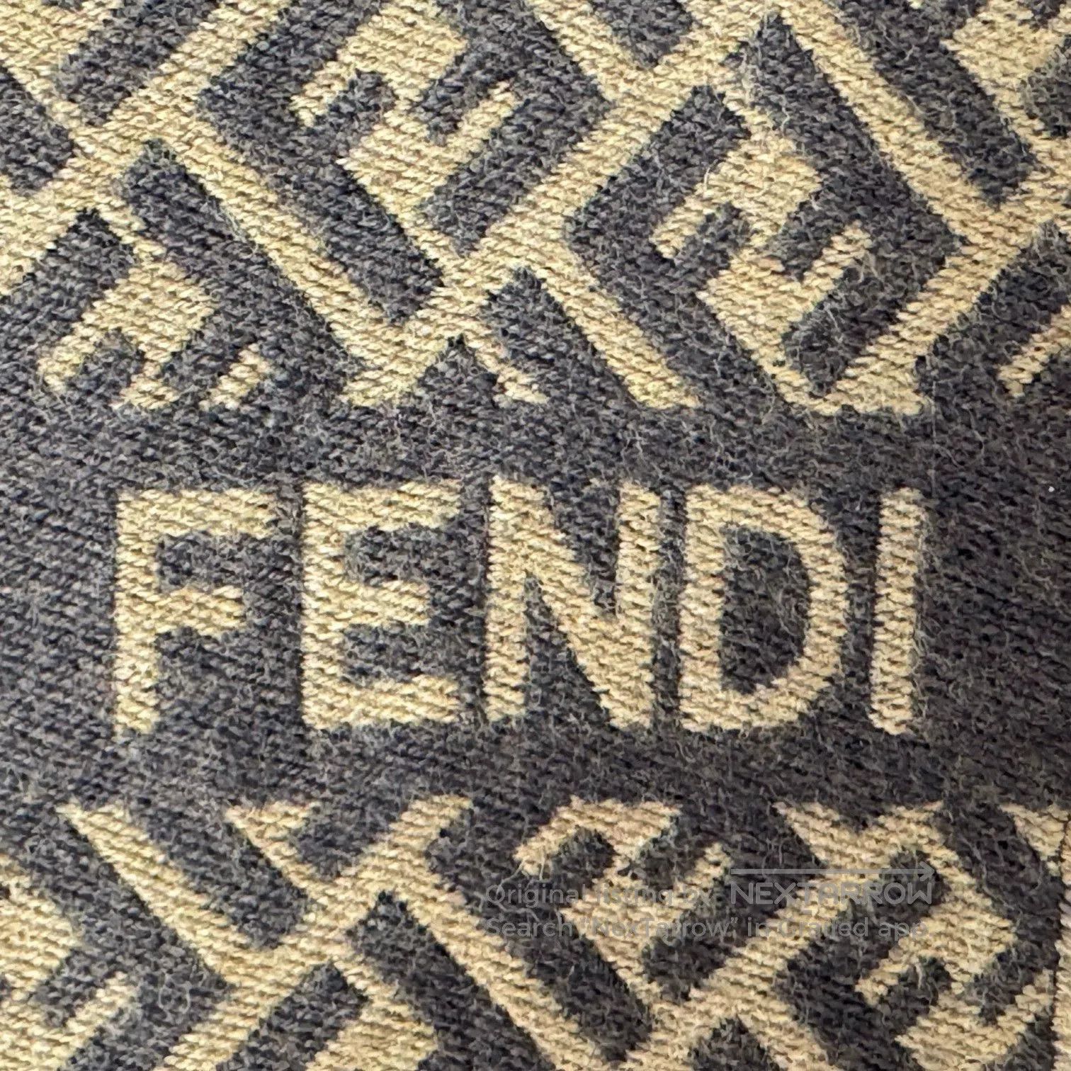 Fendi fendi logo patterned scarf. Size ONE SIZE - 2 Thumbnail