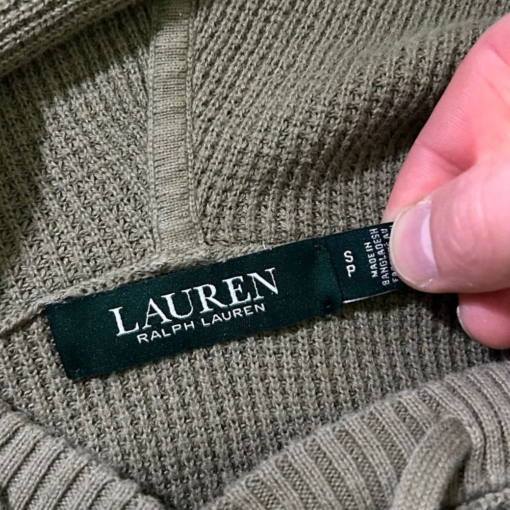 Ralph Lauren Lauren Ralph Lauren Hoodie Womens Small Green Sweatshirt Size S / US 4 / IT 40 - 5 Thumbnail