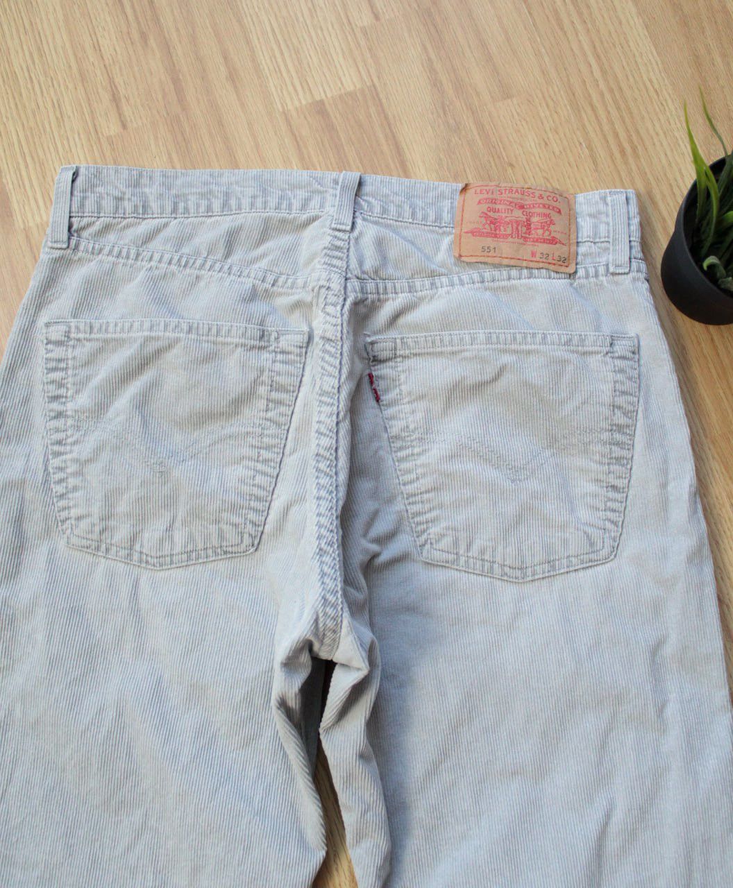 Levi's 🔥 Levis 551 Vintage Corduroy 32x32 Denim Pants Velvet Size US 32 / EU 48 - 2 Thumbnail