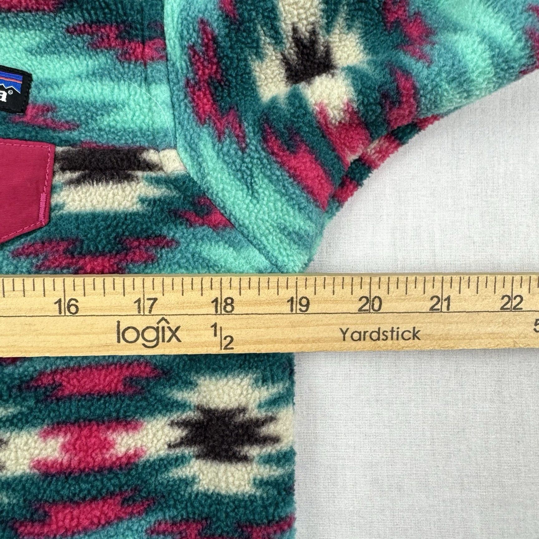 Patagonia Patagonia Jacket Womens Small Blue T Snap Fleece Pullover Geometric Size S / US 4 / IT 40 - 7 Thumbnail
