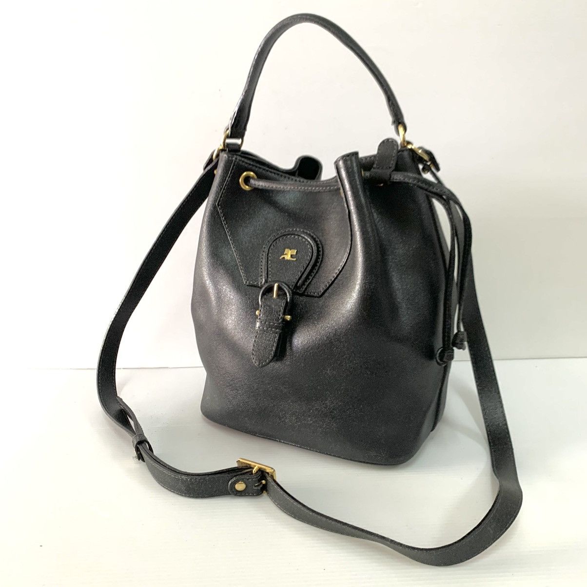 Courreges Courreges Leather Bucket Bag Size ONE SIZE - 2 Thumbnail