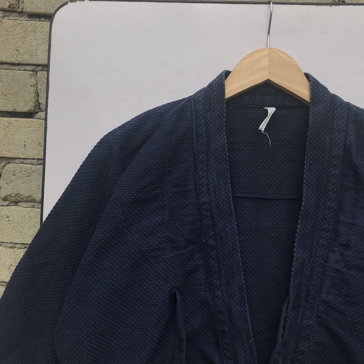 Vintage Vintage Kimono Blue Indigo Sashiko Style Size US L / EU 52-54 / 3 - 6 Thumbnail