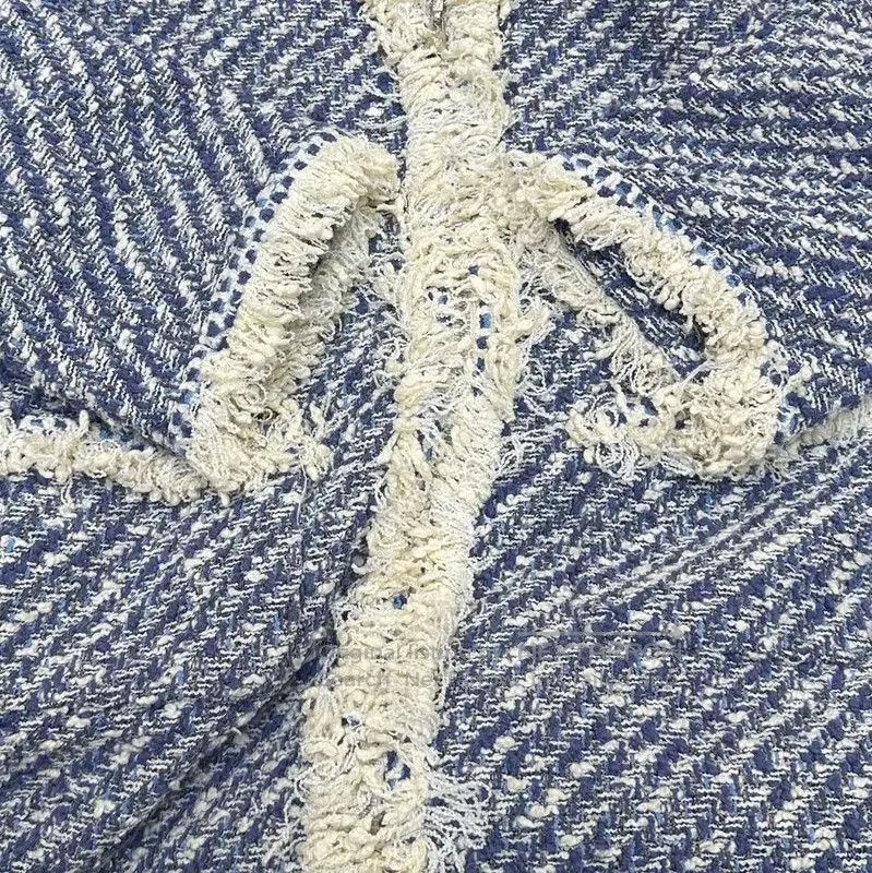 Louis Vuitton Louis Vuitton Blue Cotton Blend Long Coat . Size XS / US 0-2 / IT 36-38 - 6 Thumbnail