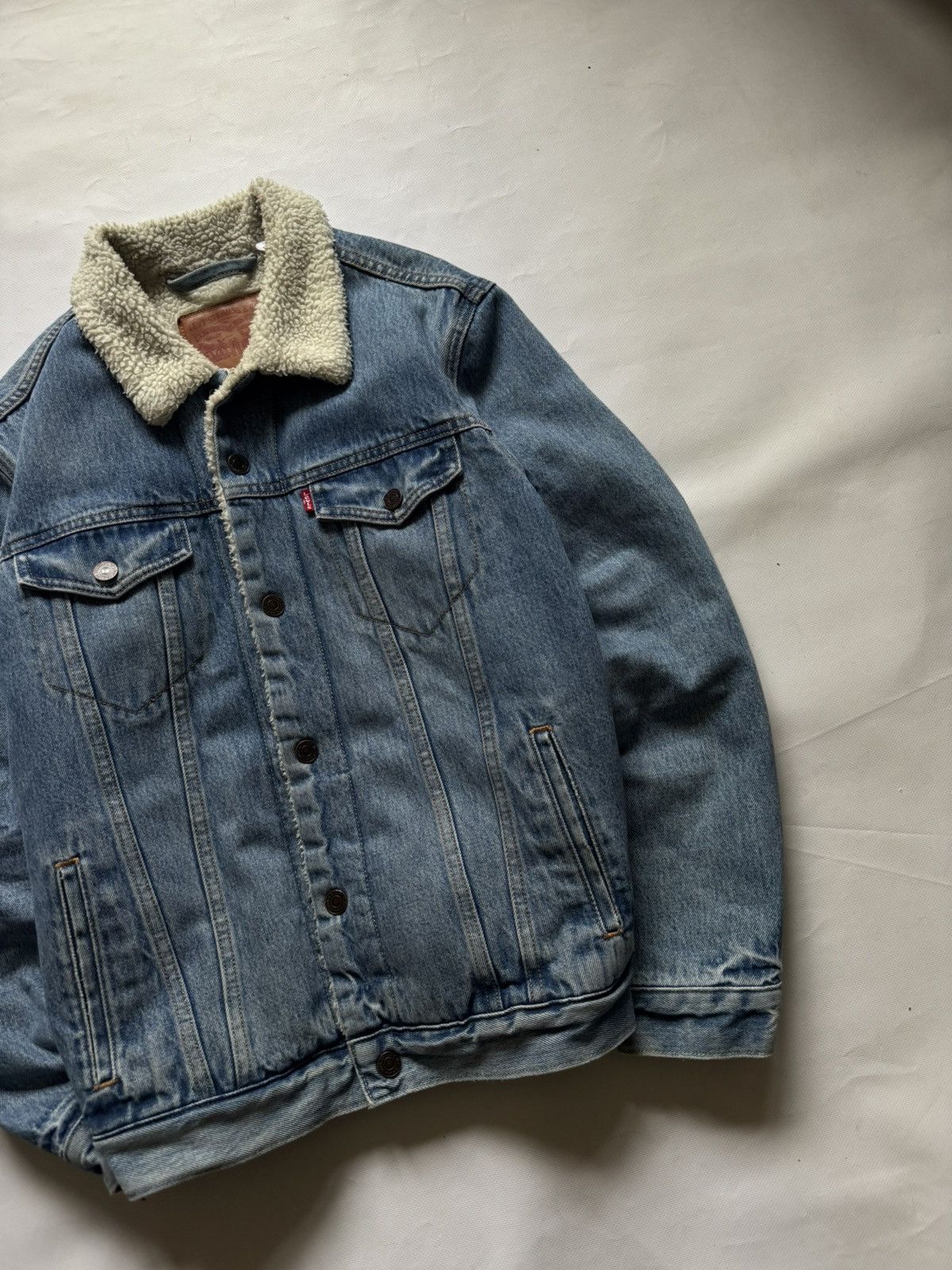 Levi's 🛠️ ICONIC LEVI’S TYPE III SHERPA LINED TRUCKER JACKET 🛠️ Size US M / EU 48-50 / 2 - 3 Thumbnail
