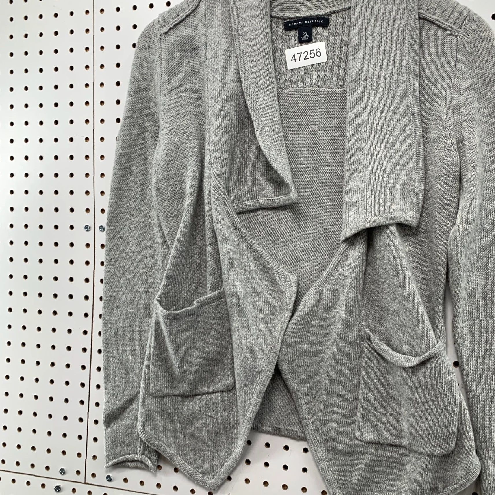 Banana Republic Banana Republic Wool Cardigan Sweater Women Small Gray Open Front Shawl Business Cardigan Size S / US 4 / IT 40 - 5 Thumbnail