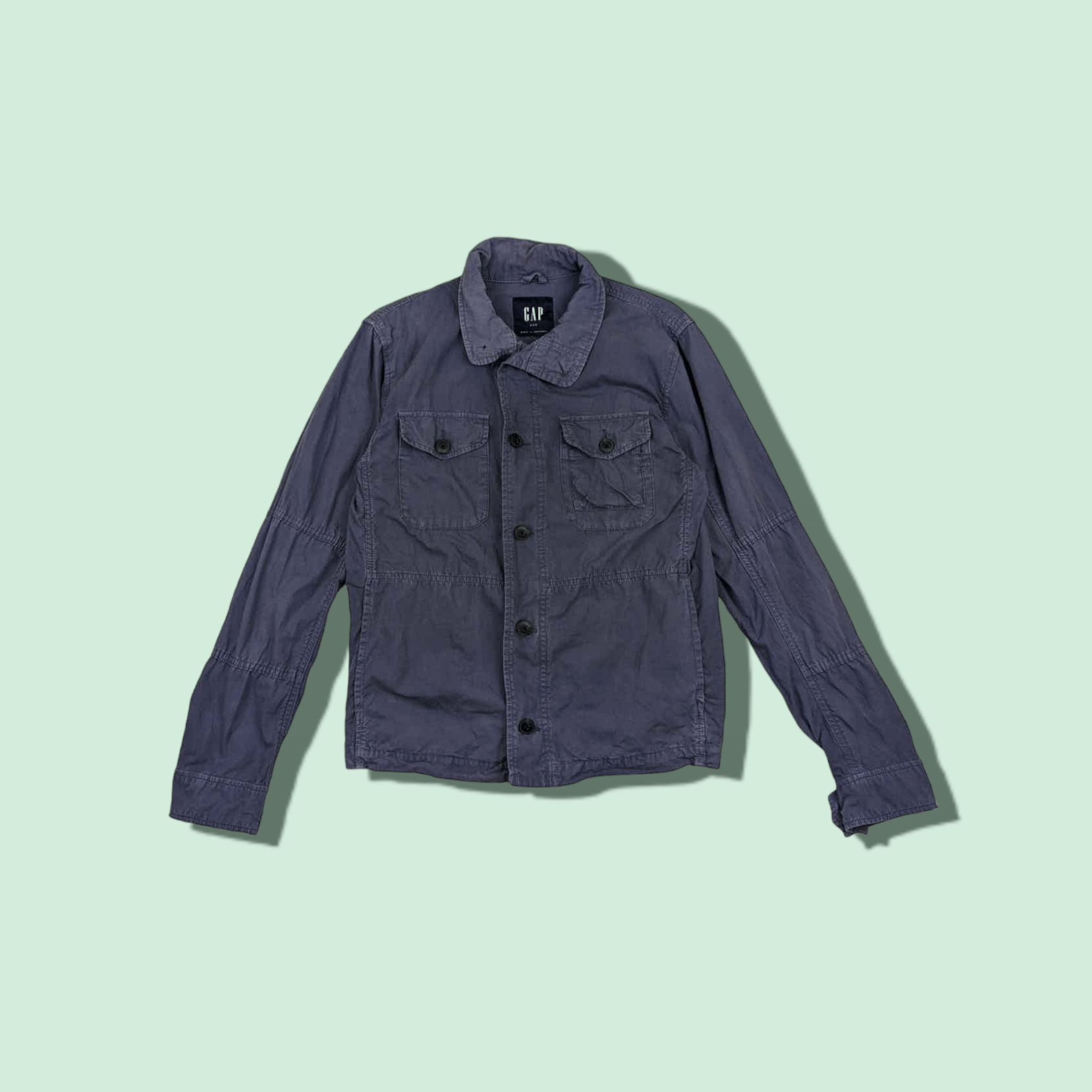 Gap GAP Double Pocket Button Up Shirt Size US XXS / EU 40 - 1 Thumbnail