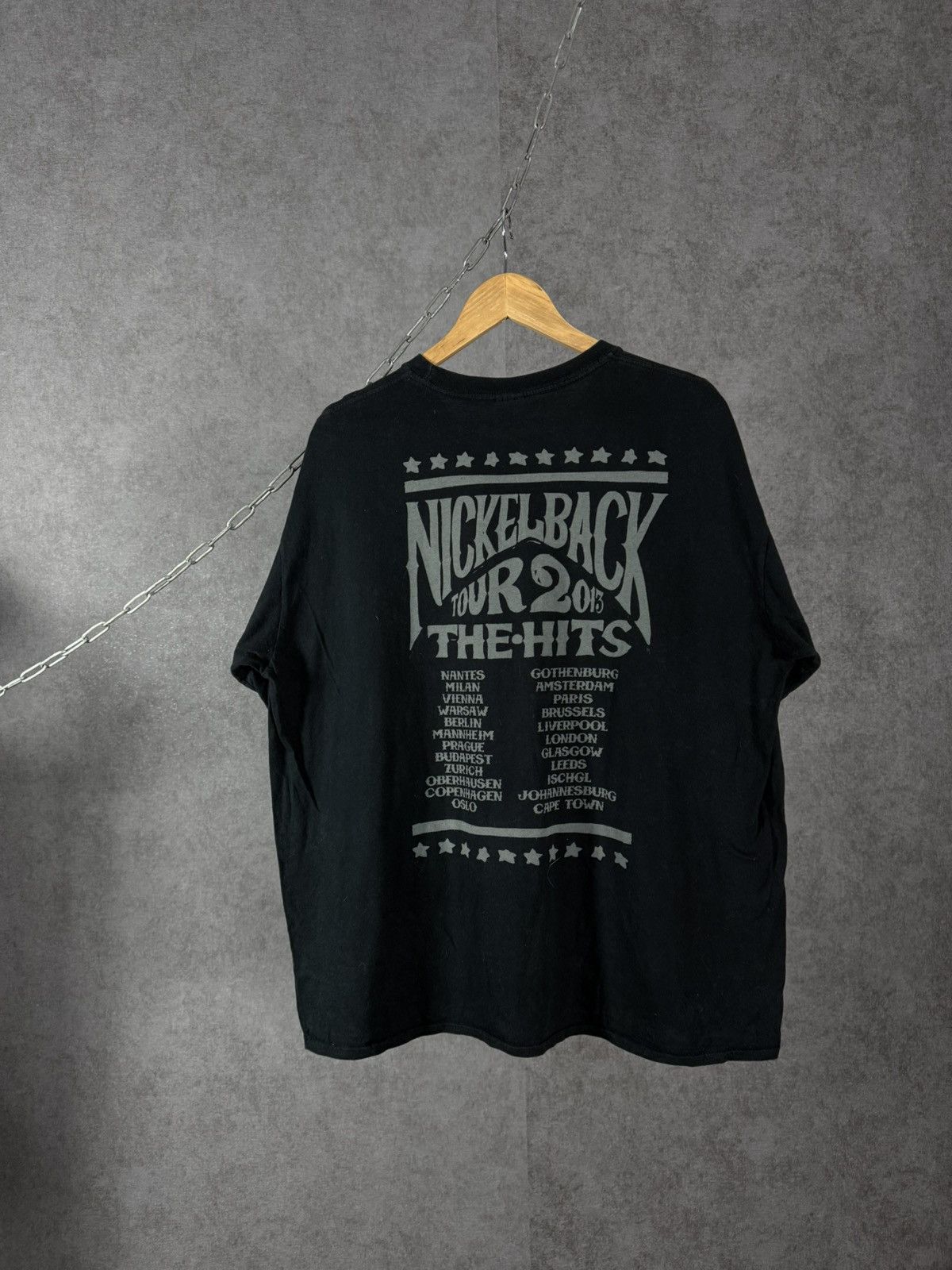 Band Tees Nickelback 2013 rock band tour tee Size US XL / EU 56 / 4 - 2 Thumbnail