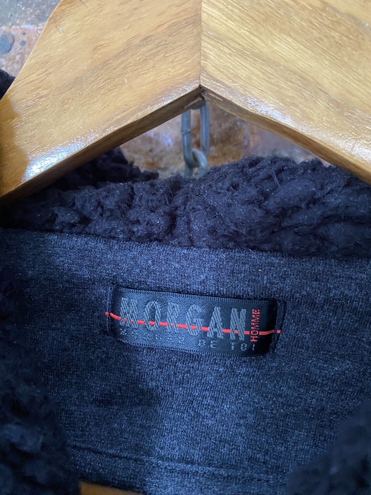 If Six Was Nine × Japanese Brand × Morgan Homme Morgan Homme boa Bona asymmetrical hoodie Size US S / EU 44-46 / 1 - 10 Thumbnail