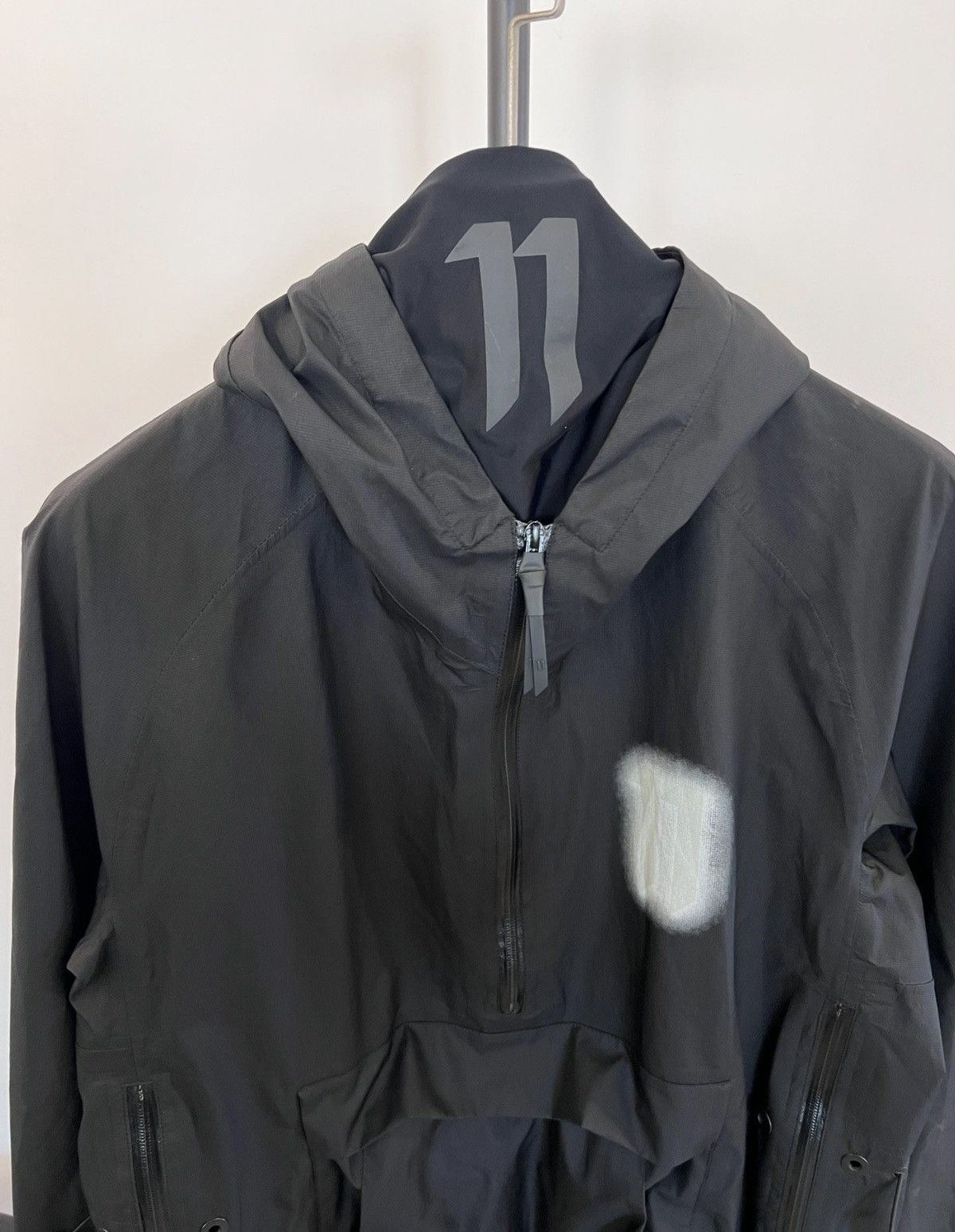 11 By Boris Bidjan Saberi 11ByBBS Mid-Length Nylon Bonded-Seam Kangaroo Pocket Jacket Size US L / EU 52-54 / 3 - 3 Thumbnail