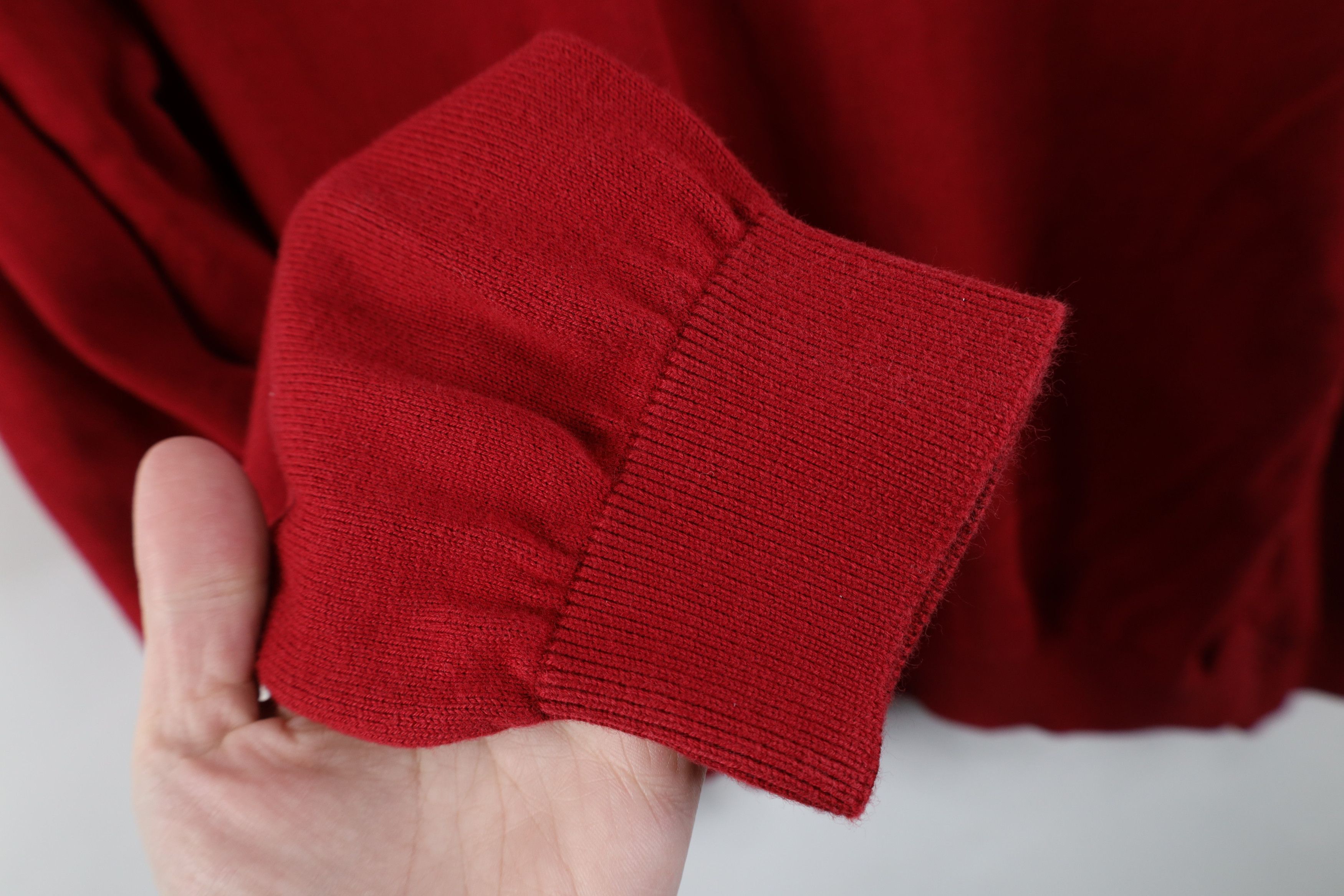 Vintage Vintage 90s Y2K Ohio State University Ribbed Sweater Red Size US XXL / EU 58 / 5 - 8 Thumbnail
