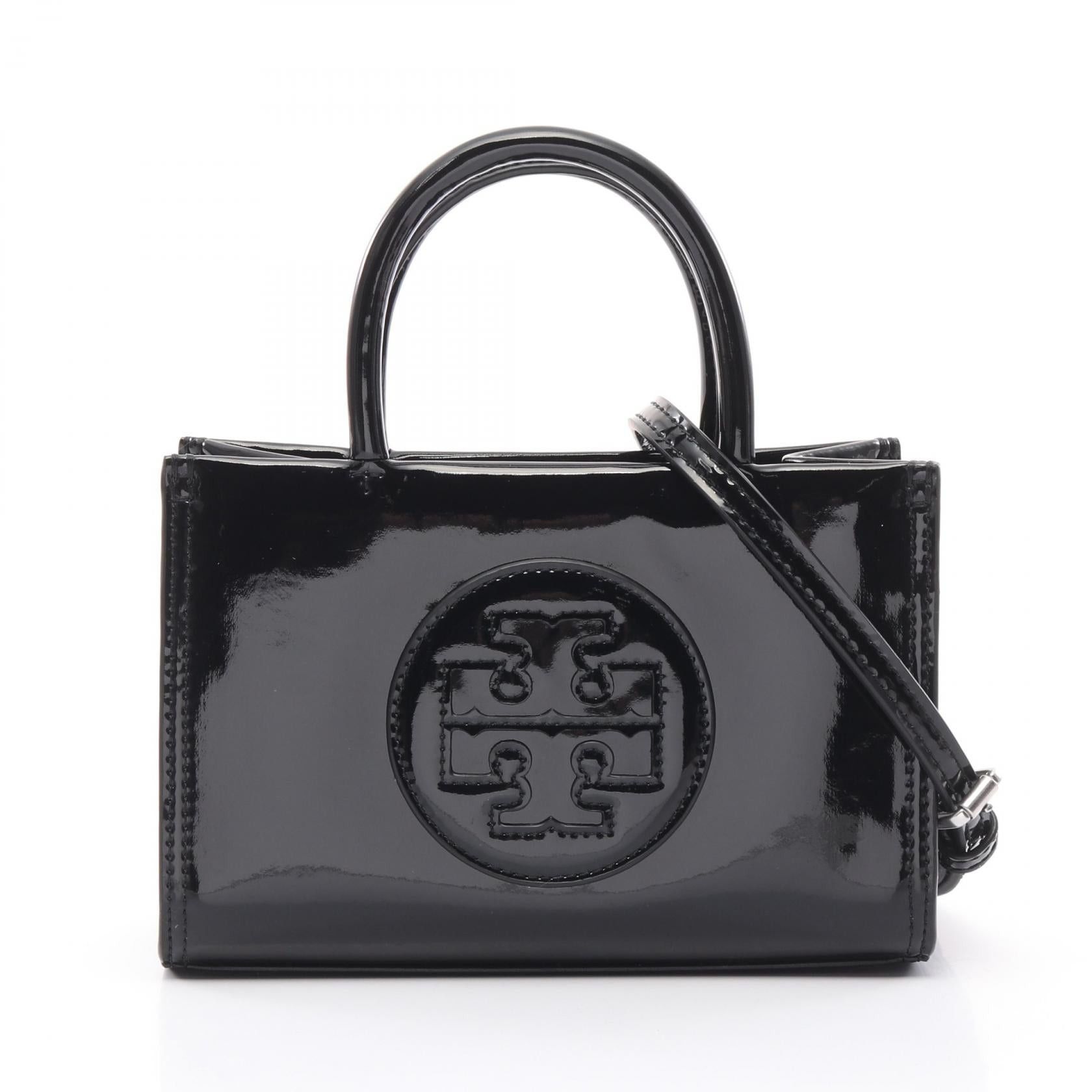 Tory Burch Tory Burch Ella Bio Mini Bag Handbag Others Fake Leather Black Size ONE SIZE - 1 Thumbnail