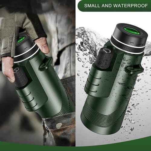 Designer × Homemade Outdoor 40x Magnification Monocular Waterproof Telescope Gre Size US L / EU 52-54 / 3 - 2 Thumbnail