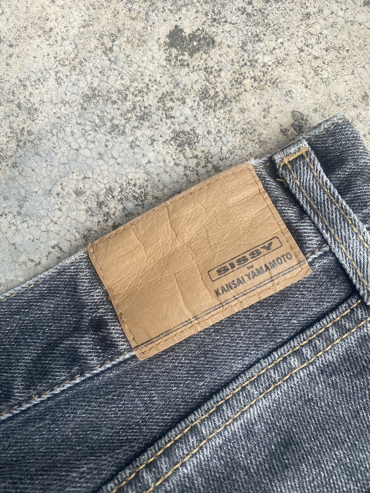 Kansai Yamamoto Loose Baggy Jeans