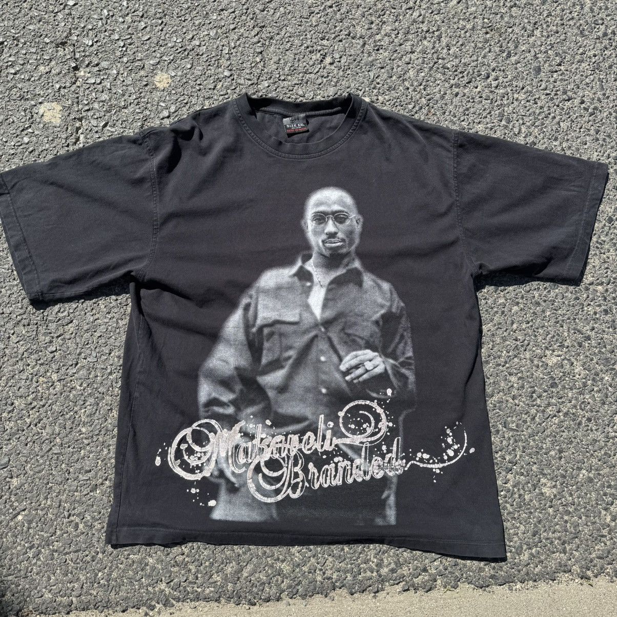 Makaveli × Vintage Vintage Makaveli Branded Oversized Washed Tupac Tshirt XXL Size US XXL / EU 58 / 5 - 3 Thumbnail