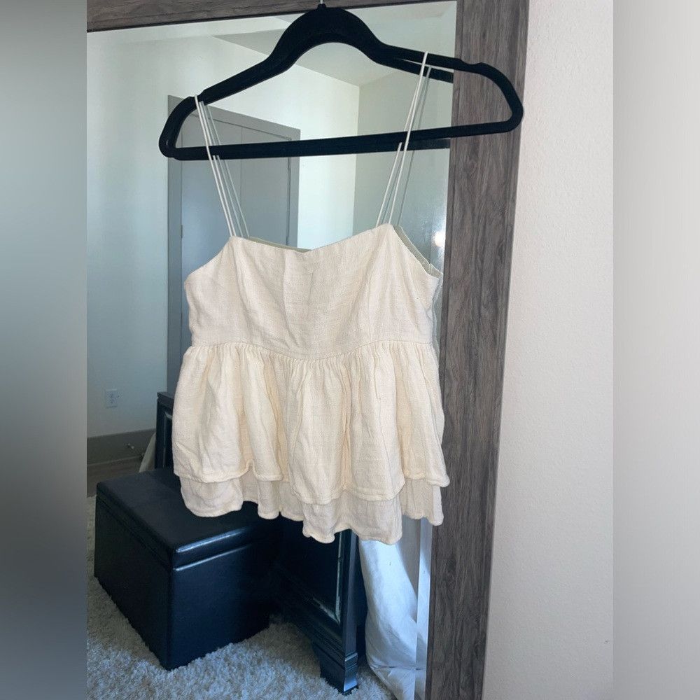 Urban Outfitters Urban outfitters cream tank top Size M / US 6-8 / IT 42-44 - 2 Thumbnail
