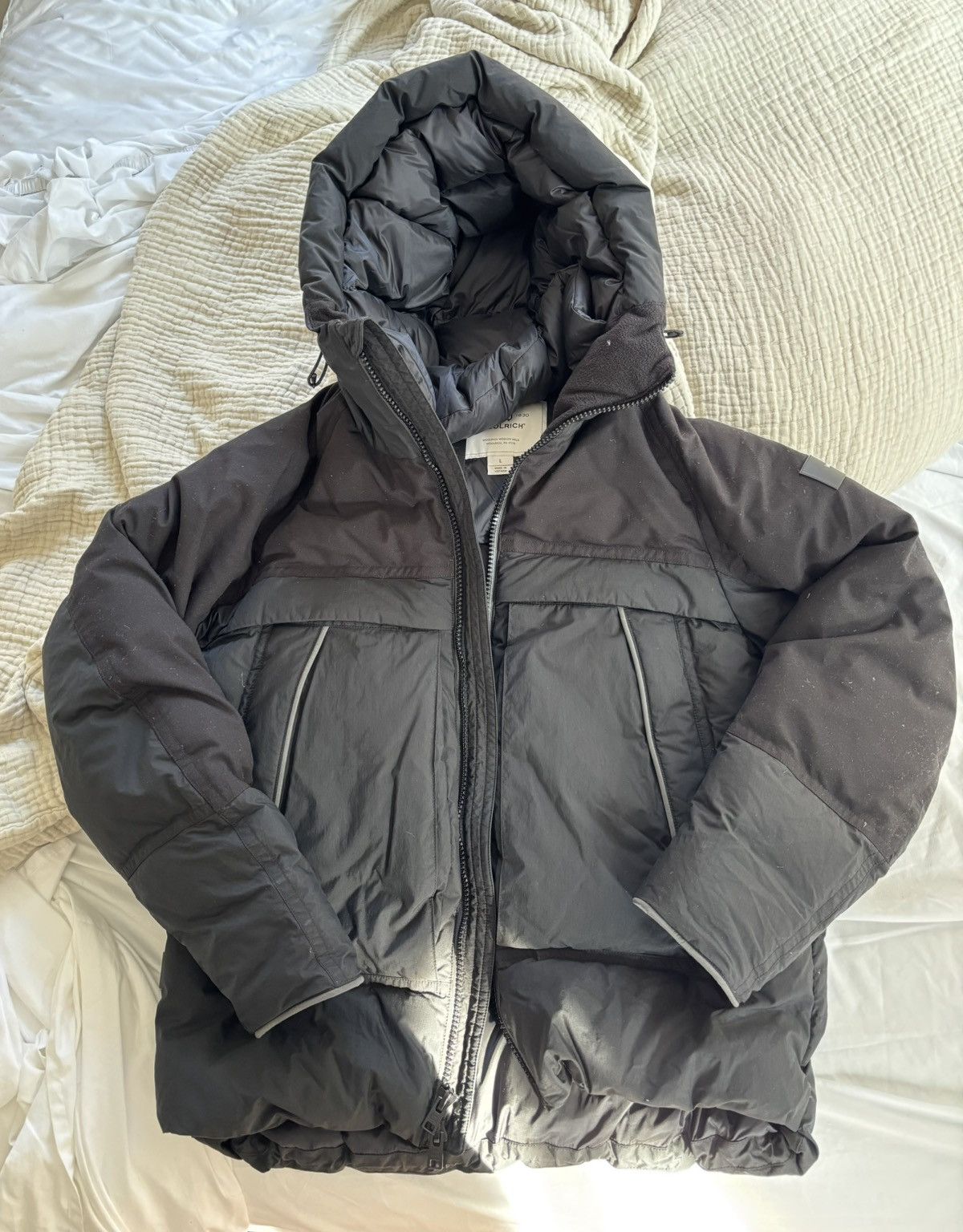 Woolrich Woolen Mills Woolrich Black Teton ripstop parka Size US L / EU 52-54 / 3 - 3 Thumbnail