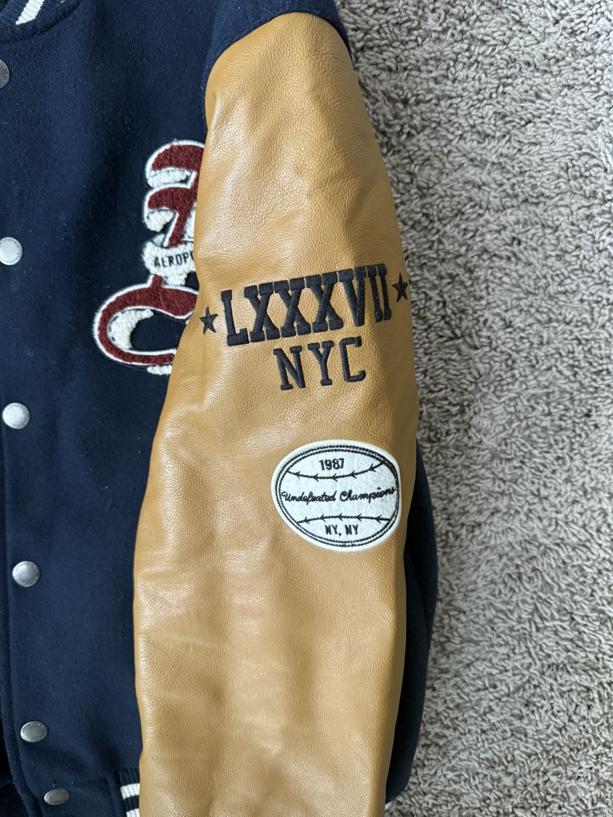 Aeropostale AERO LETTERMAN Size US S / EU 44-46 / 1 - 11 Thumbnail