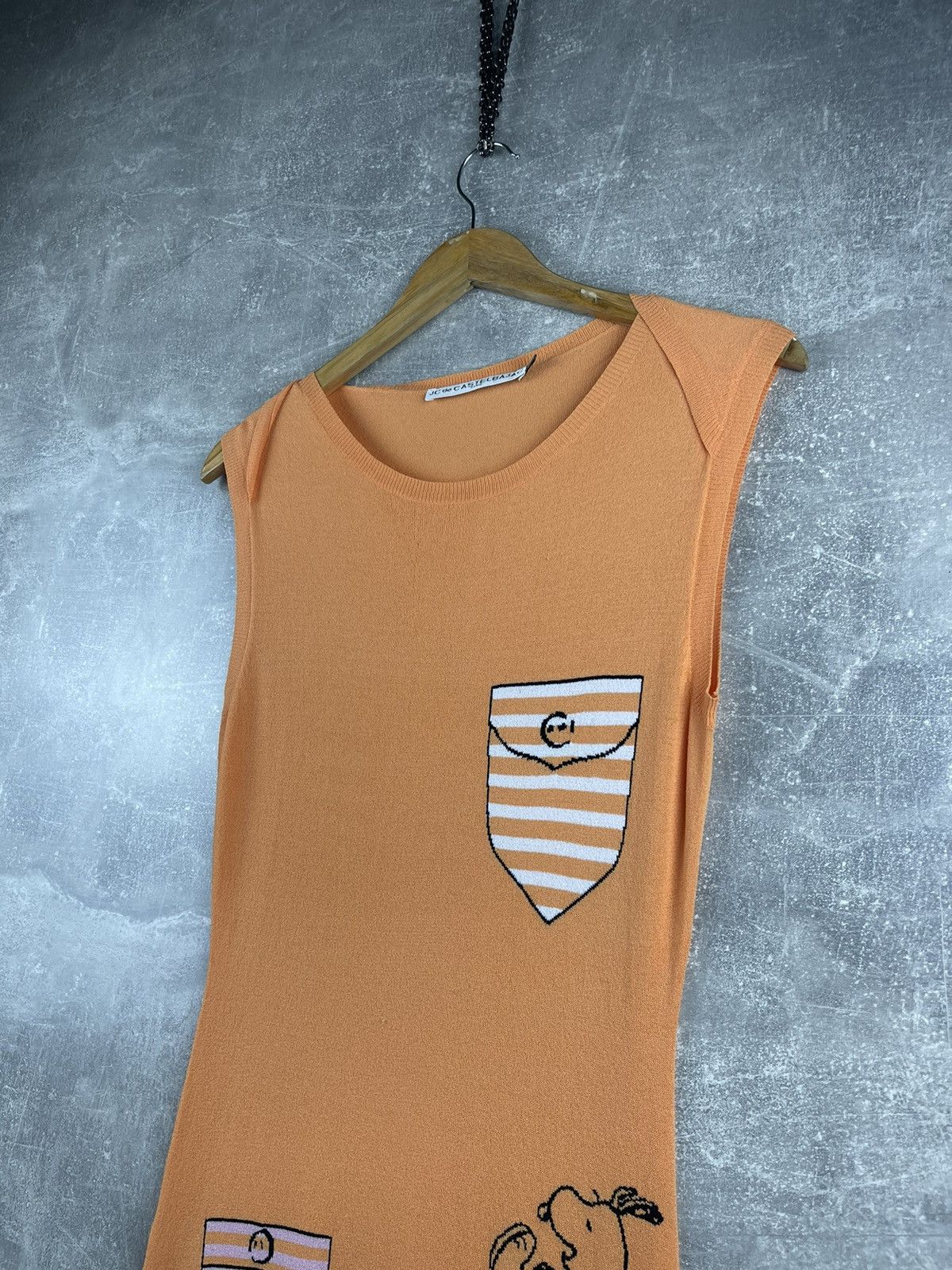 Jean Charles De Castelbajac Jean Charles de Castelbajac Orange Vintage Archive Art Dress Size M / US 6-8 / IT 42-44 - 2 Thumbnail
