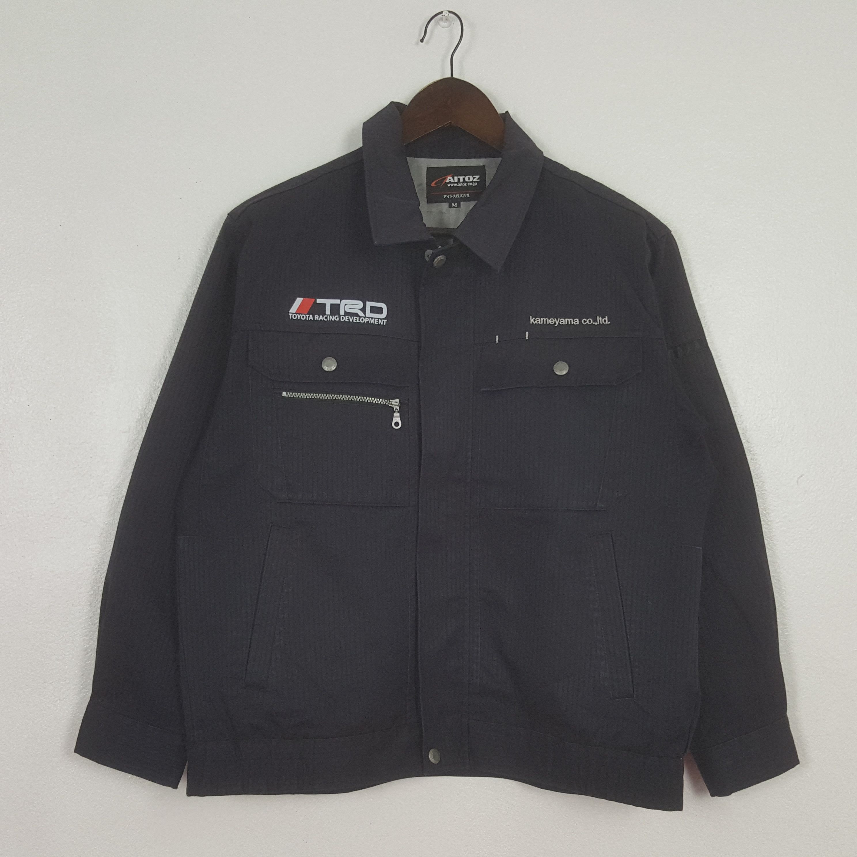 Japanese Brand Vintage TRD Toyota Racing Custom Worker Jacket Size US L / EU 52-54 / 3 - 3 Thumbnail