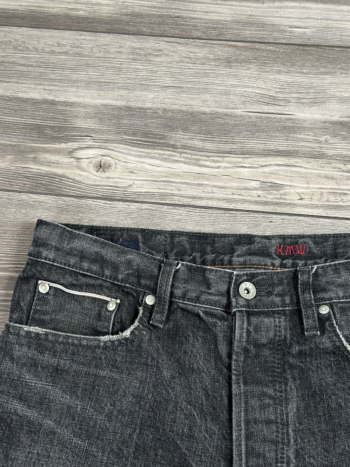 Japanese Brand Kicking Mule Workshop Selvedge Denim Jeans Size US 34 / EU 50 - 3 Thumbnail