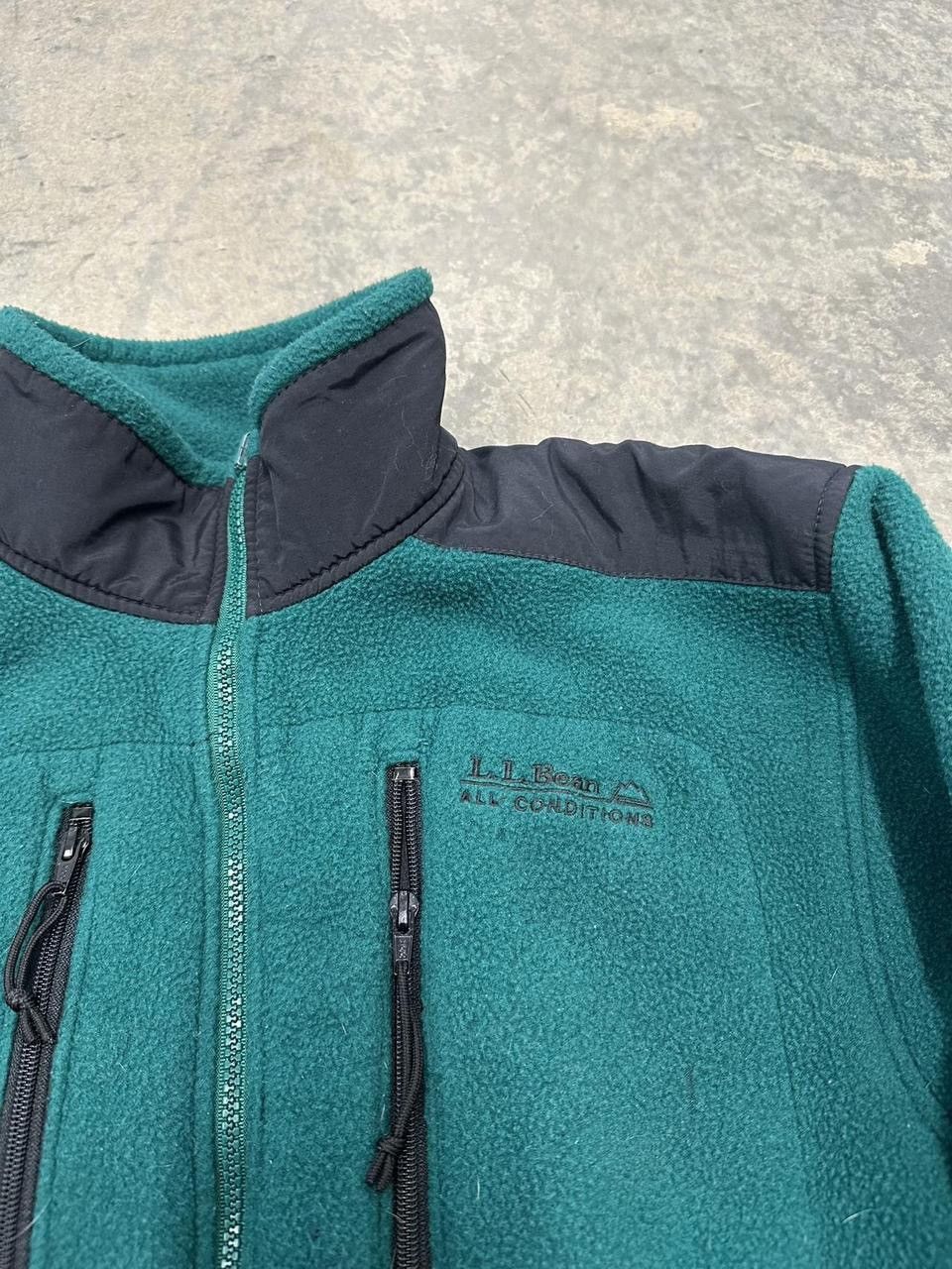 L.L. Bean Vintage L.L Bean Forrest Green Fleece Jacket Size Large Size US L / EU 52-54 / 3 - 2 Thumbnail
