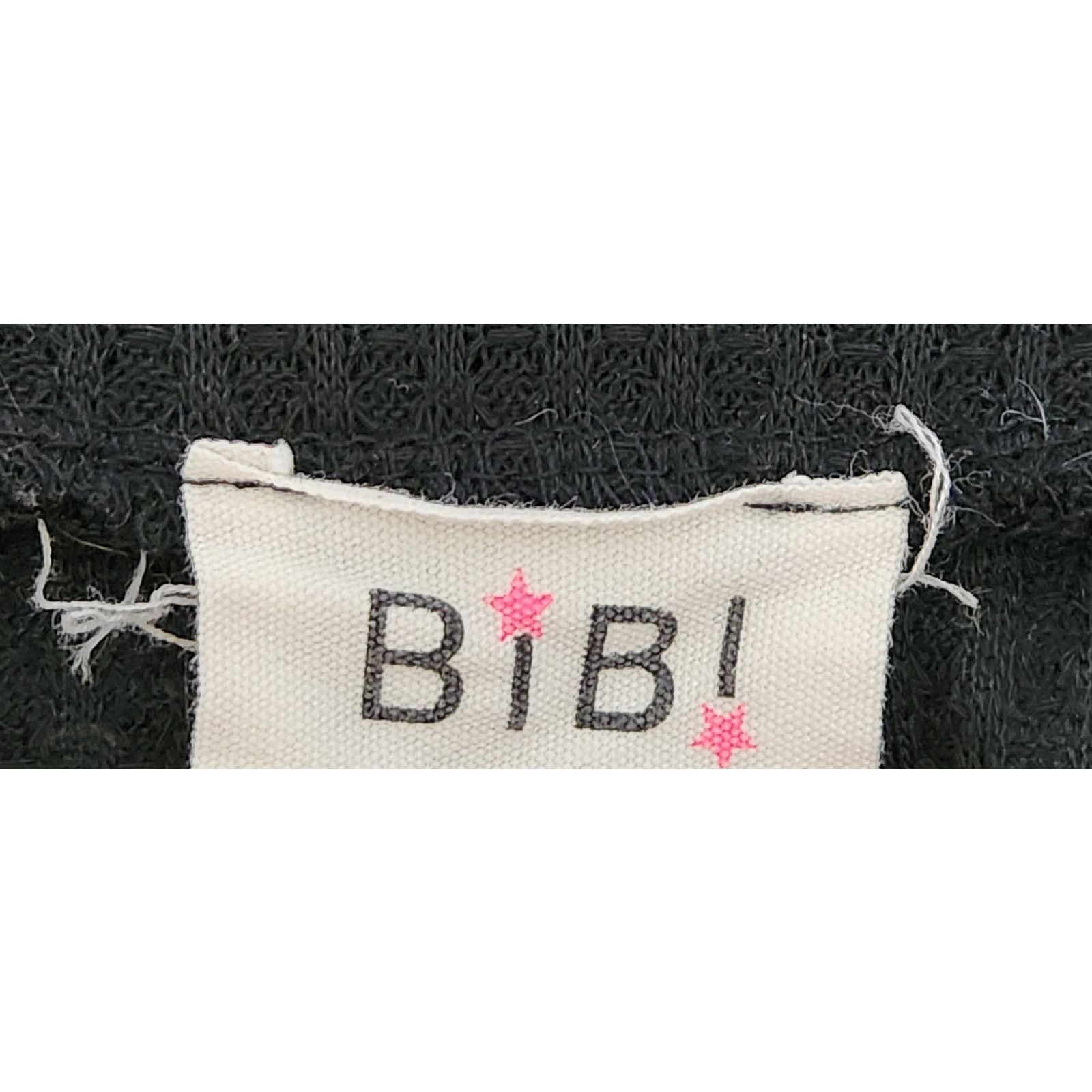 Other Bibi Black Pink Sequin Stripe Waffle Knit Top Small Soft Size S / US 4 / IT 40 - 4 Thumbnail