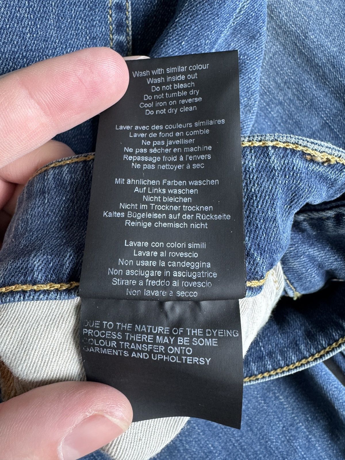 Represent Clo. Represent Distressed Skinny Jeans Blue Ripped Denim Slim Fit Size US 32 / EU 48 - 14 Thumbnail