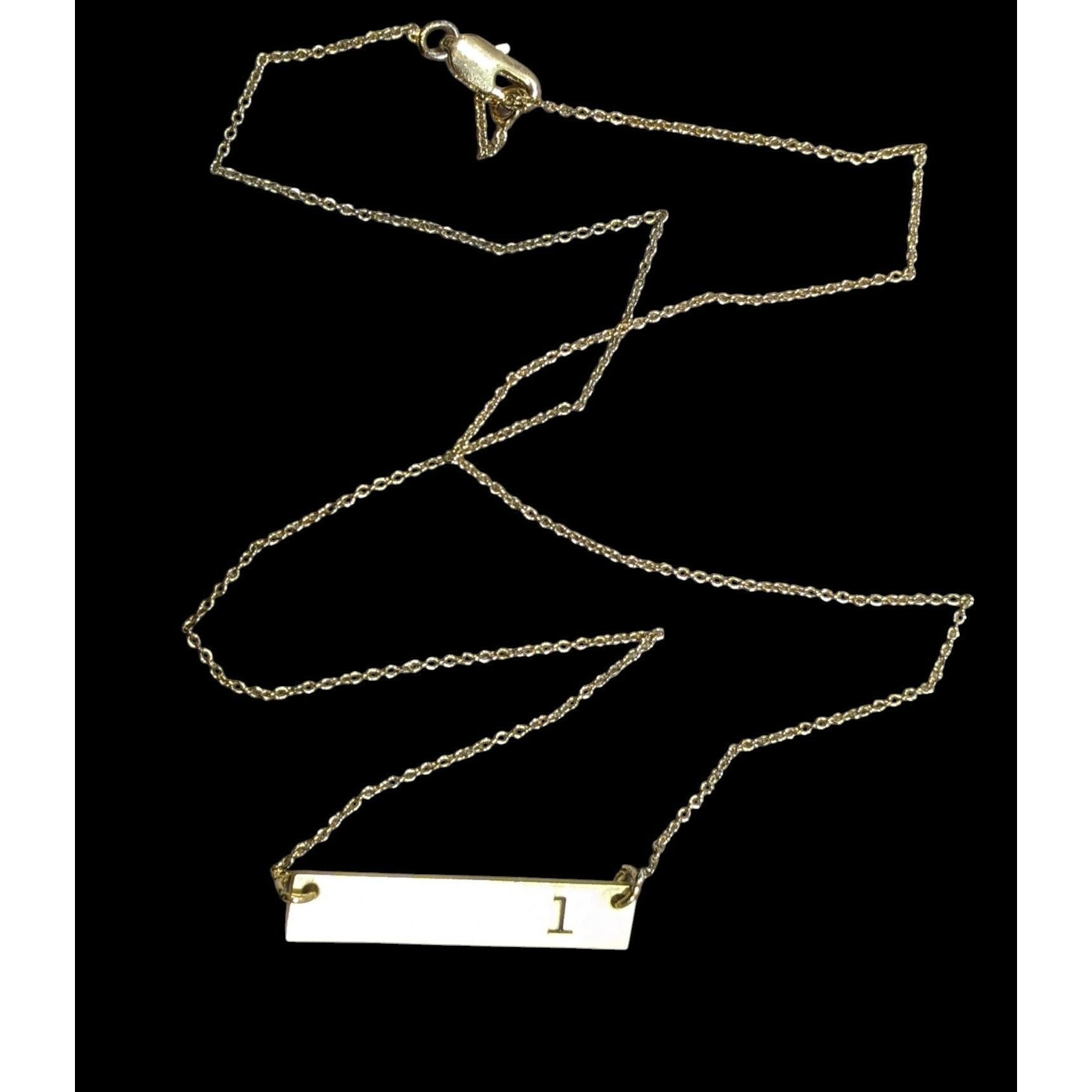 Other Simple Elegant Letter L Initial Gold Tone Pendant Necklace Size ONE SIZE - 5 Thumbnail