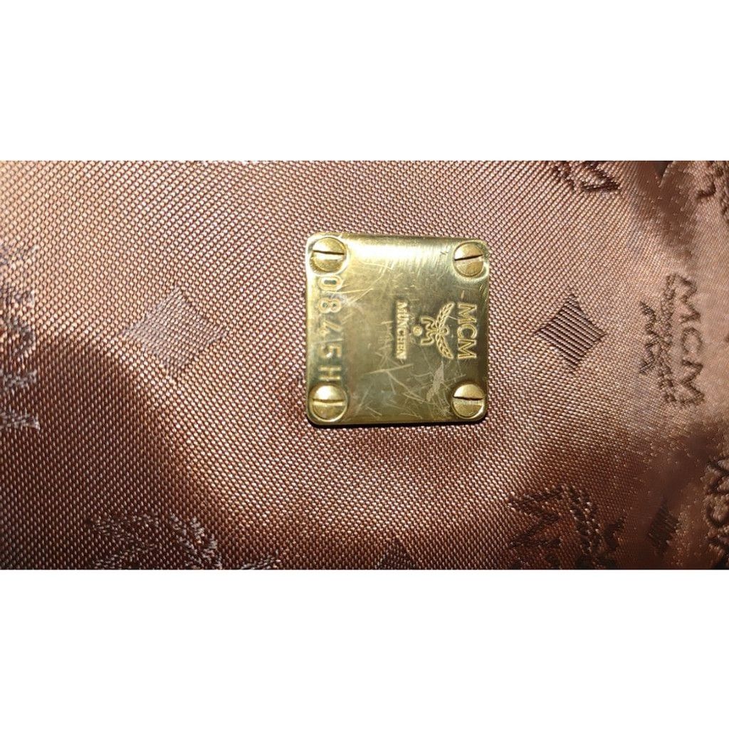 MCM MCM Heritage Silky Jacquard Monogram Visetos Backpack 08458 Size ONE SIZE - 9 Thumbnail