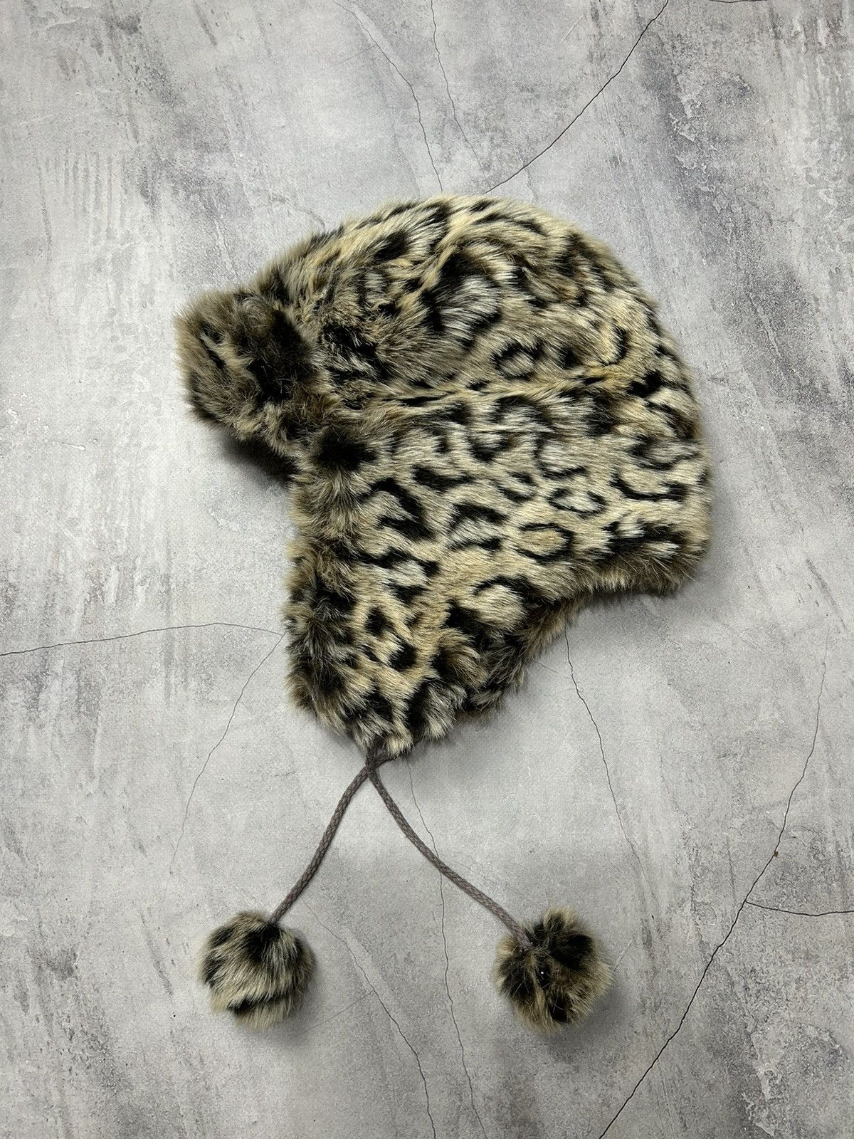 Hysteric Glamour × Vintage Vintage Hat Ushanka Mohair Fuzzy Y2K Cap Size ONE SIZE - 1 Thumbnail
