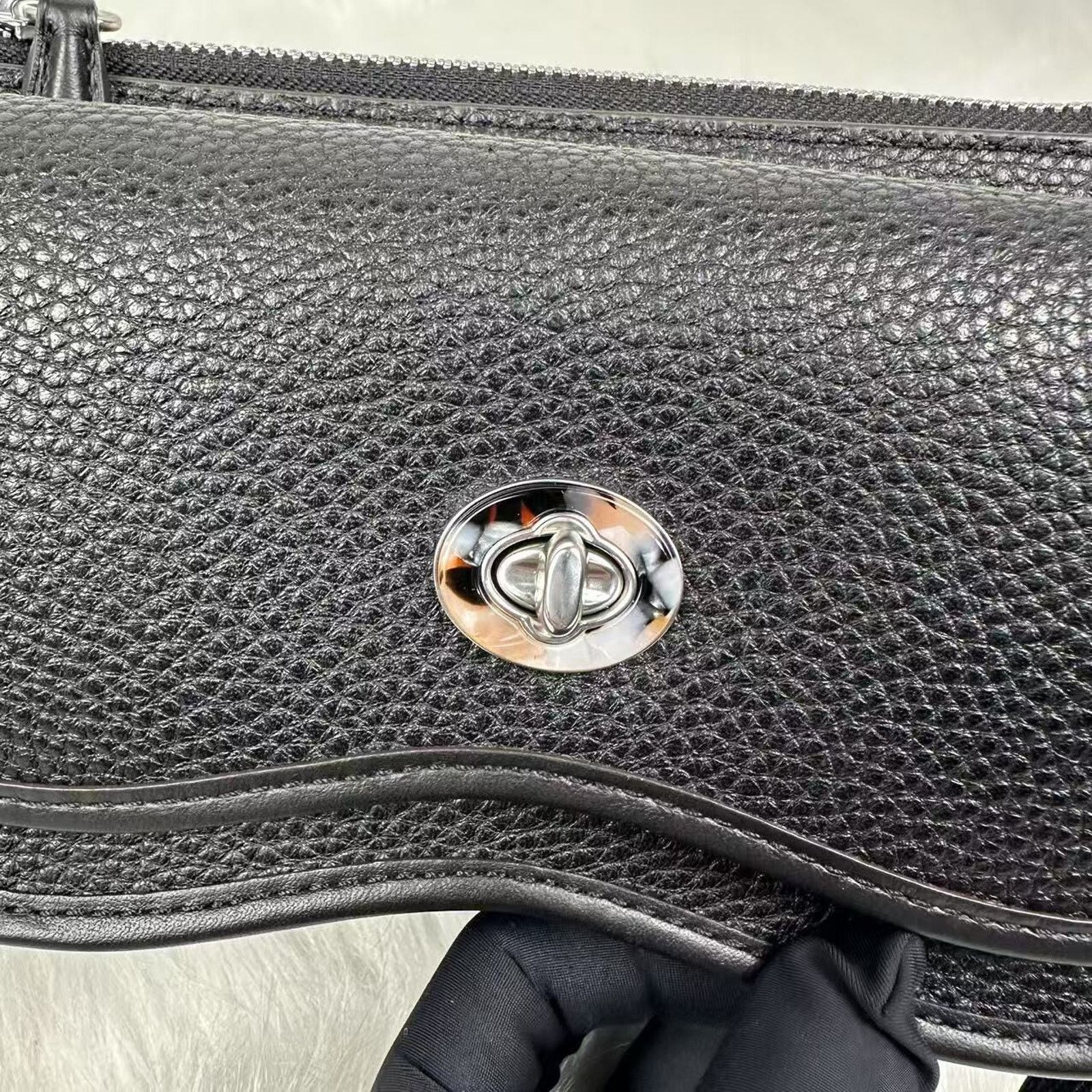Coach Coach Wavy Double Pouch shoulder Coachtopia Black Rainbow Size ONE SIZE - 13 Thumbnail