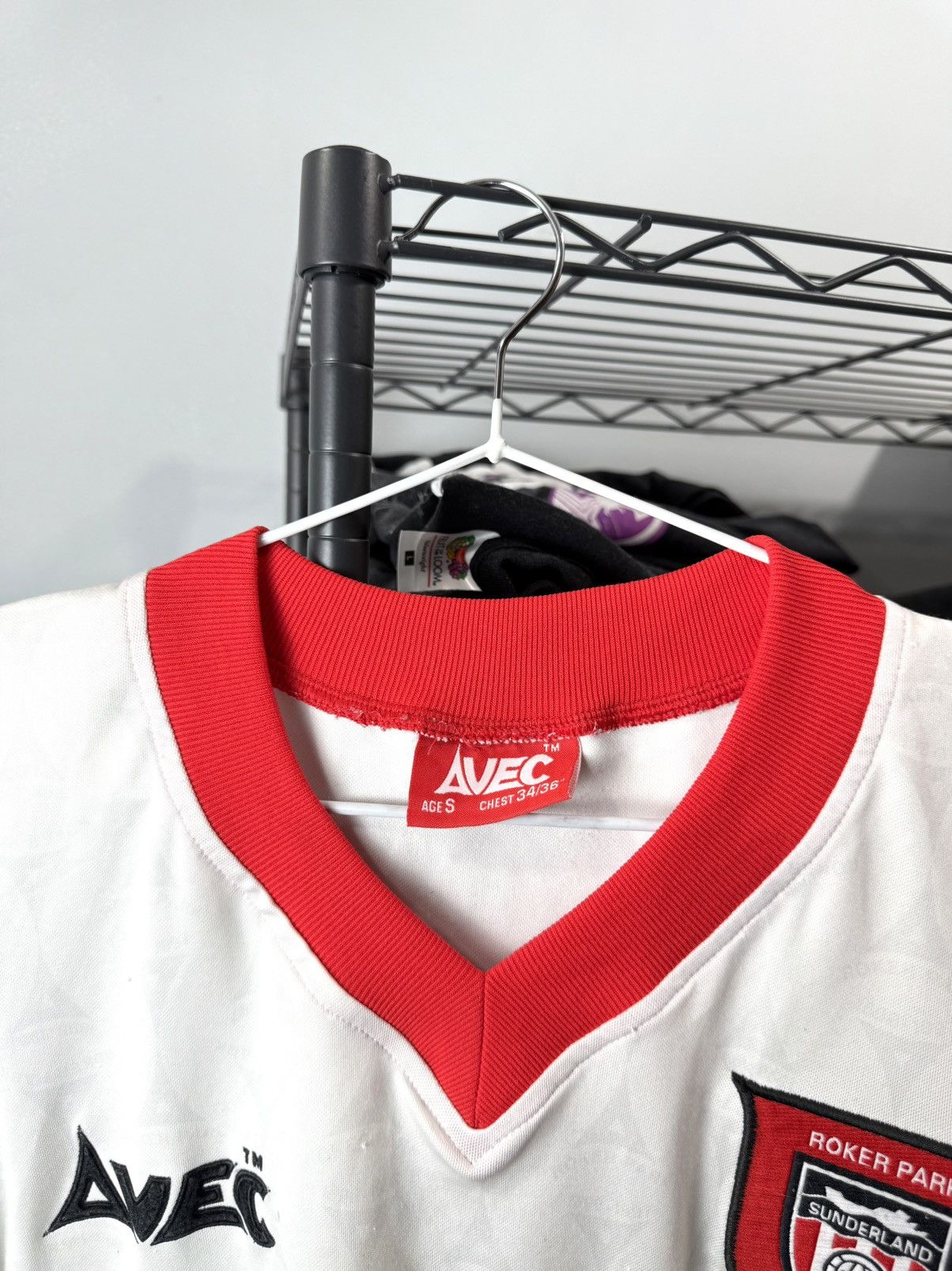 Vintage 1996/1997 Rare Vintage Sunderland England Soccer Jersey Size US M / EU 48-50 / 2 - 8 Thumbnail
