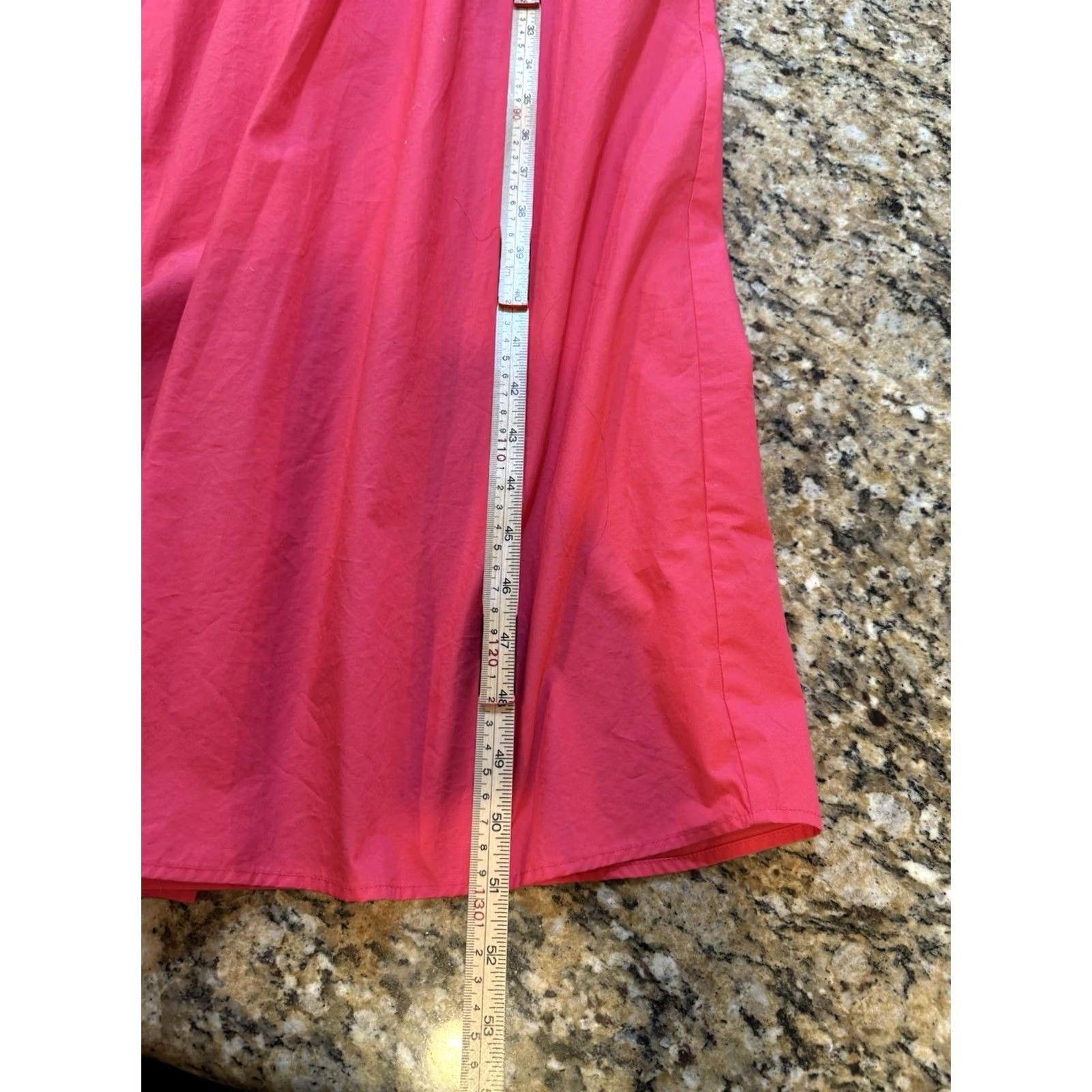 Banana Republic Banana Republic Dress Womens Pink Midi A-Line Sleeveless Cotton Poplin Elastic-Gather Plus XXL New w Tag Women’s Size XXL / US 16-18 / IT 52-54 - 4 Thumbnail