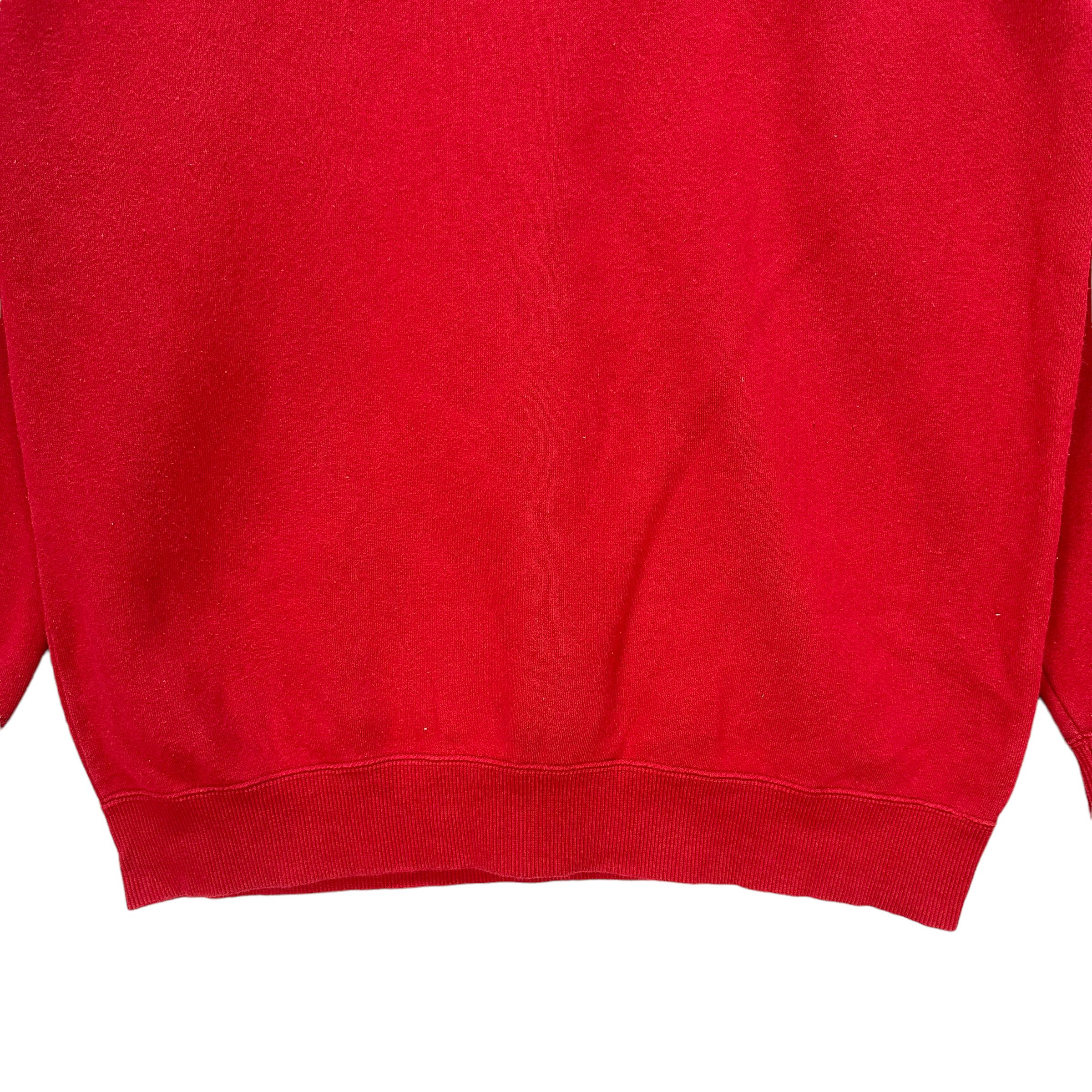 Japanese Brand T&C SURF DESIGNS HAWAII BIG LOGO RED SWEATSHIRTS #8568-015 Size US L / EU 52-54 / 3 - 7 Thumbnail
